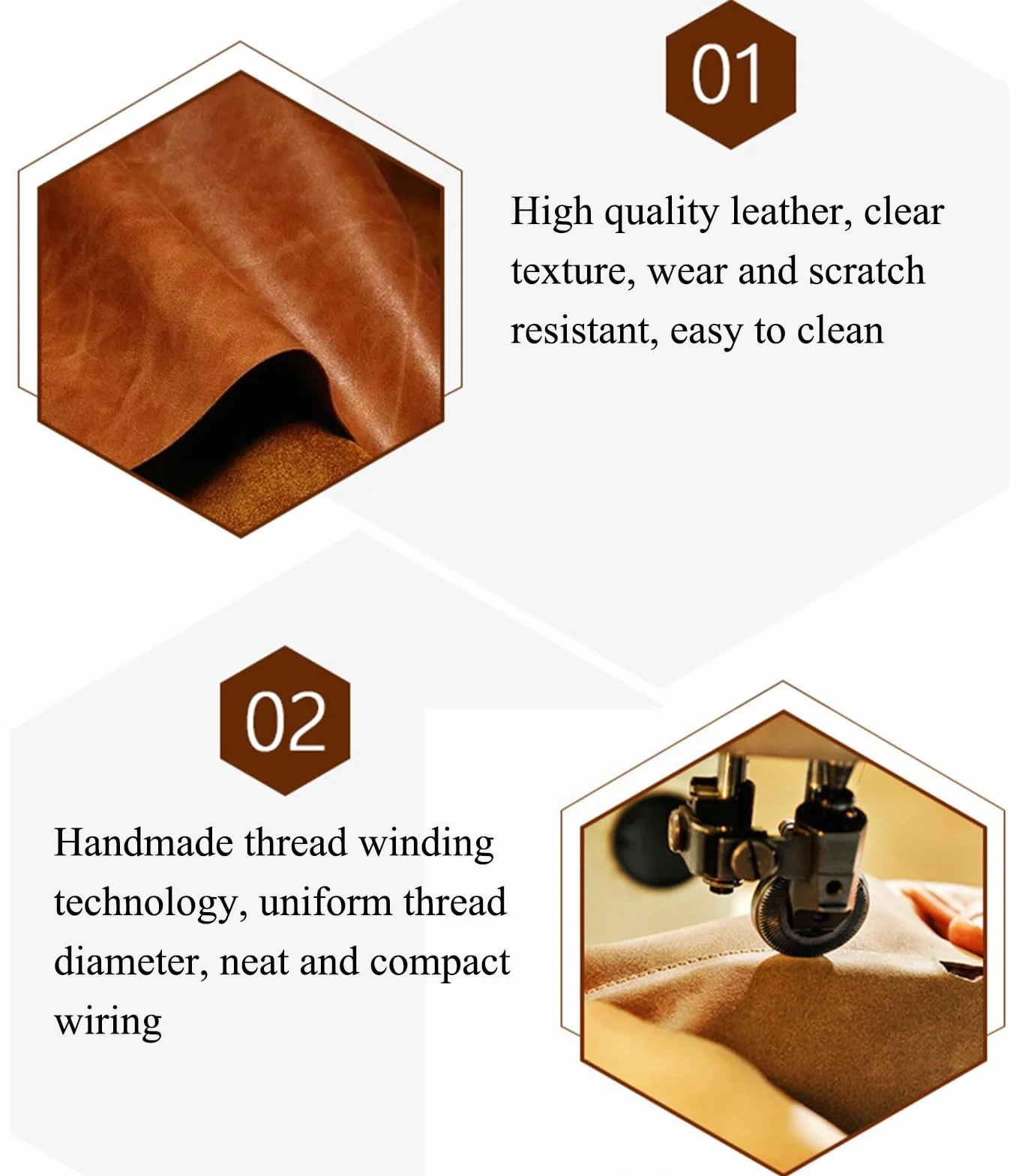 Cigar Humidor Box for 4 Cigars Cedar Wood Lined Leather Travel Case with Humidifier Brown
