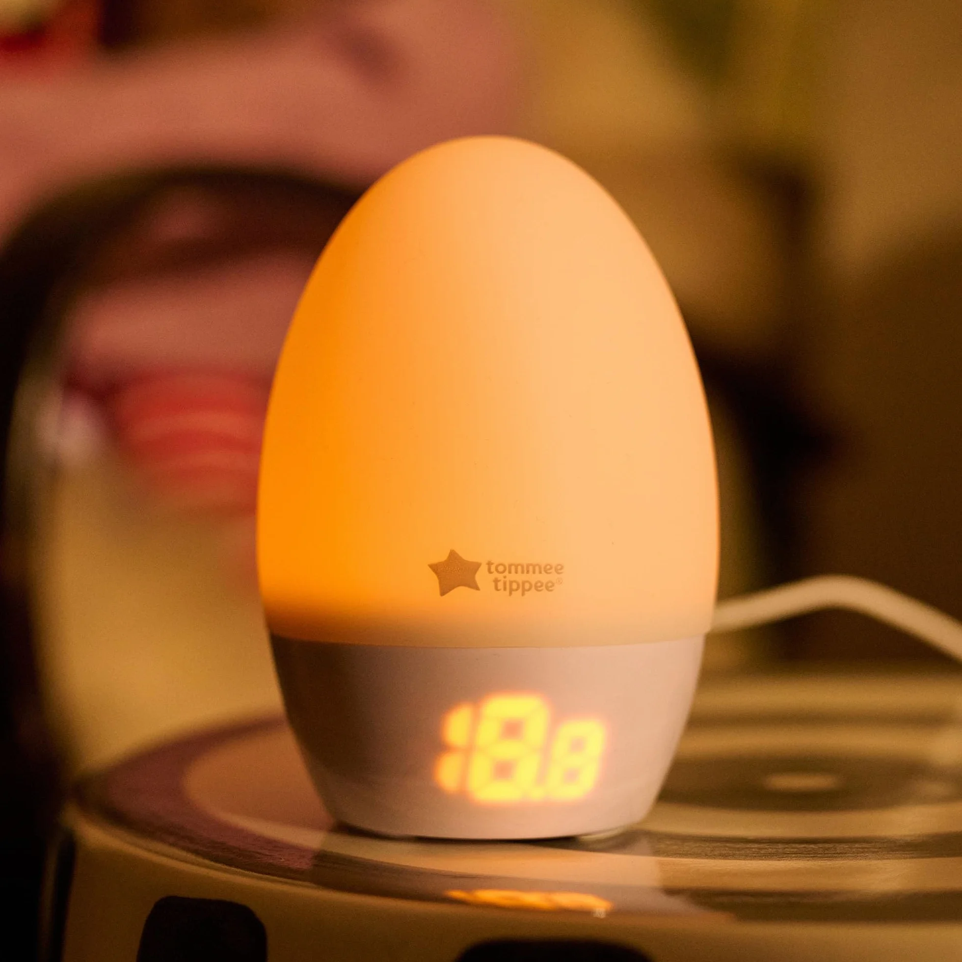 Tommee Tippee GroEgg2 Digital Colour Changing Room Thermometer Night Light USB Powered