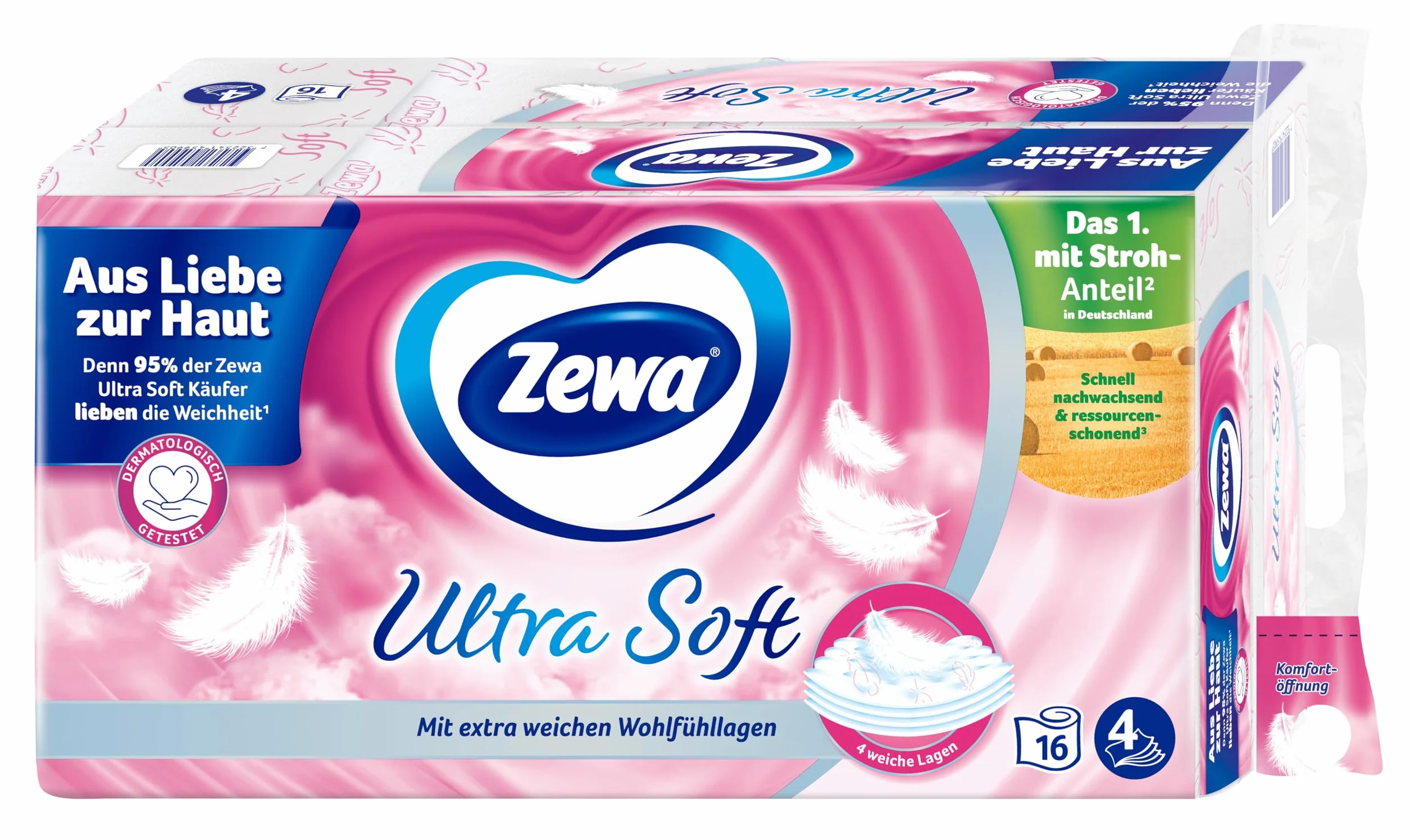 Zewa Ultra miękki papier toaletowy 3 x 16 rolek
