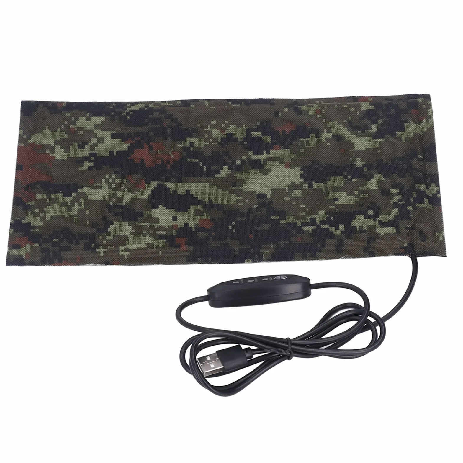 Grzejnik USB – Arkusz grzewczy elektryczny do podgrzewania tkanin, wodoodporny, z 3 poziomami temperatury, wymiary: 15 x 28 cm (1 para)