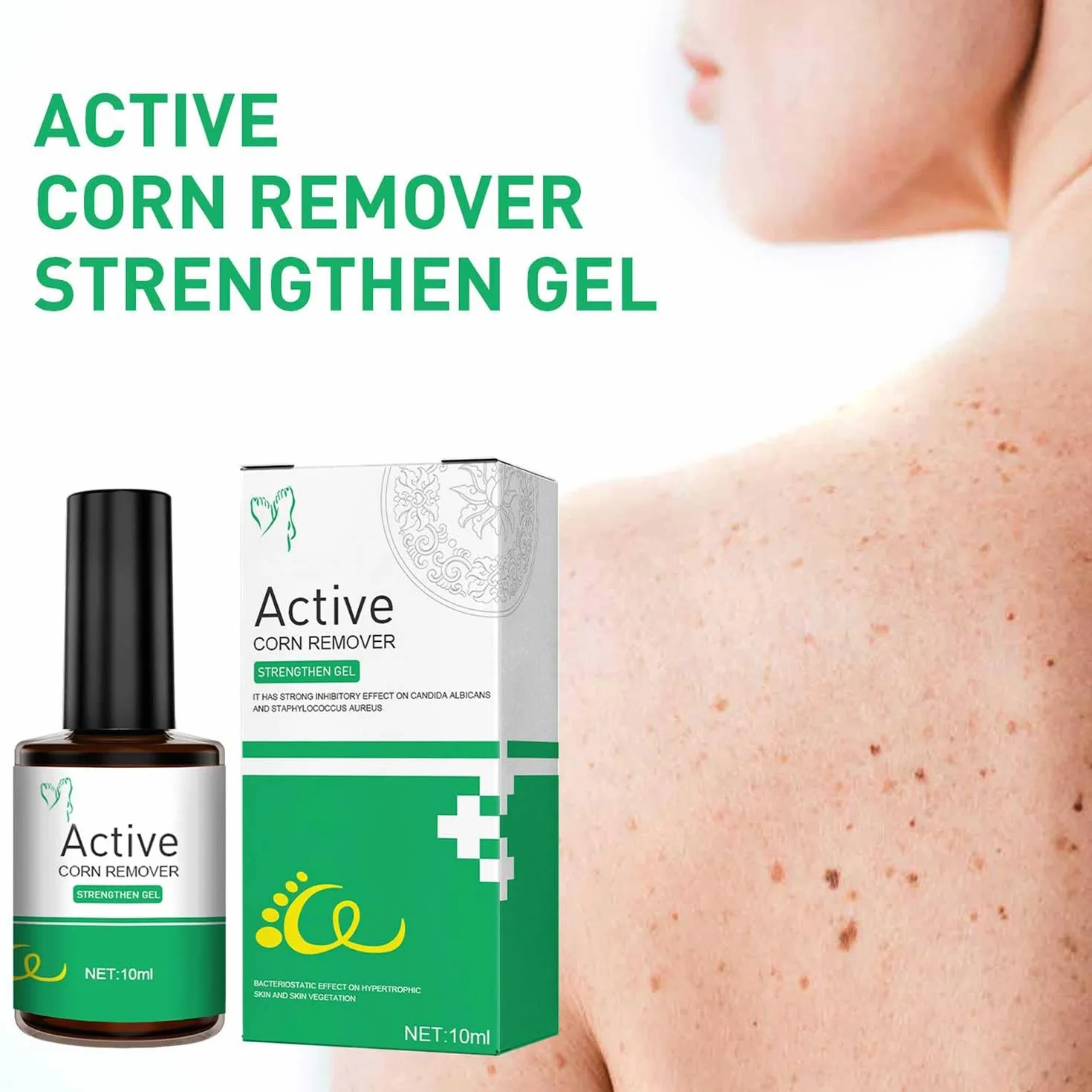 Corn Remover Gel Extra Strength for Feet Toes Hands Care, Wart Remover Liquid (1pcs)