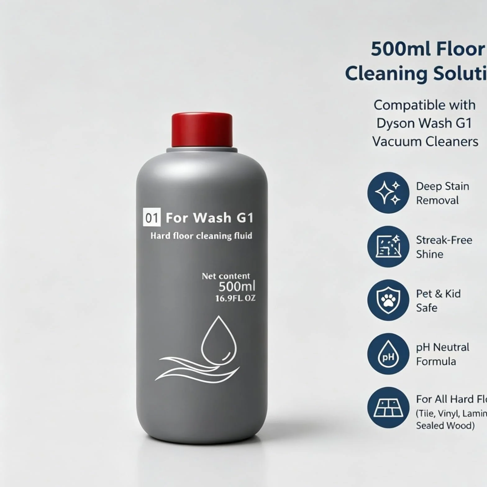 Środek czyszczący Dyson Wash G1 500 ml do twardych podłóg, niskopieniący