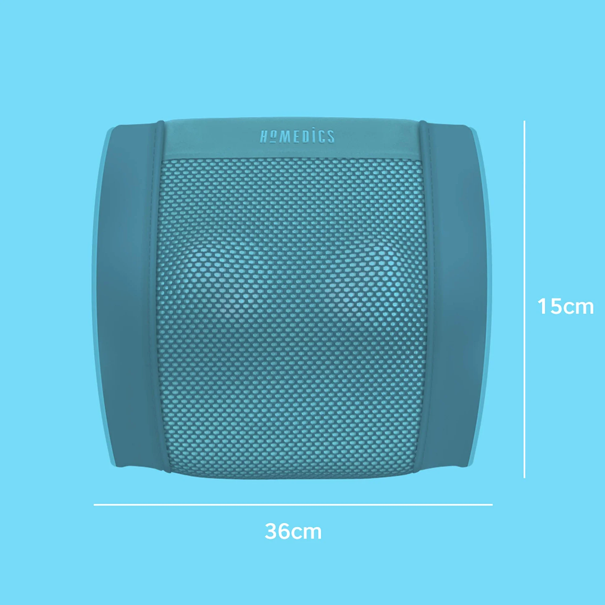 HoMedics Żelowa poduszka do masażu Shiatsu z technologią żelową, akumulatorem i funkcją podgrzewania