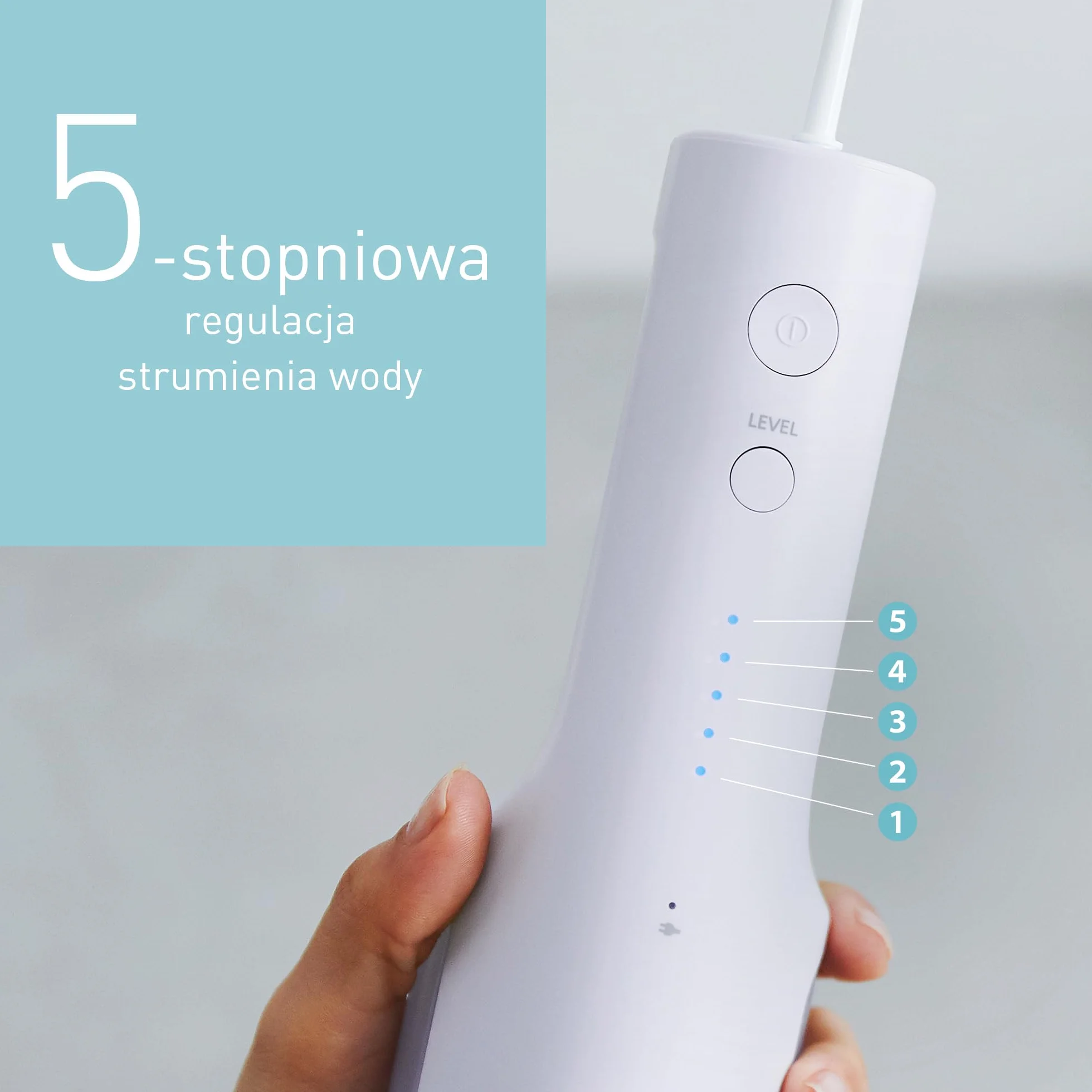 Panasonic EW-DJ26-V303 Irygator do jamy ustnej 200 ml IPX7 5 ustawień ciśnienia fioletowy