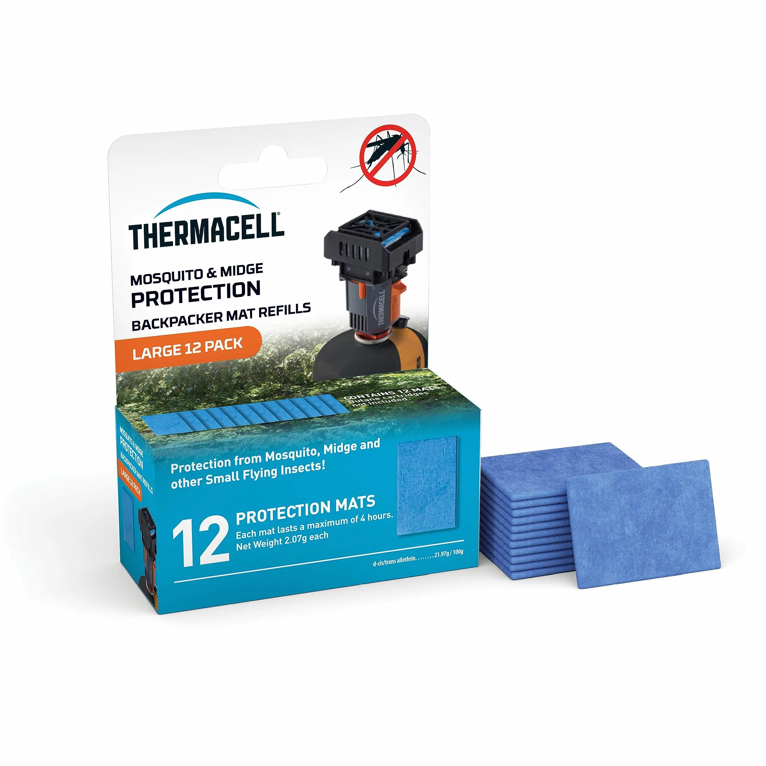 Thermacell Ochrona przed komarami, standardowe opakowanie uzupełniające, kompatybilne ochraniacze zasilane paliwem