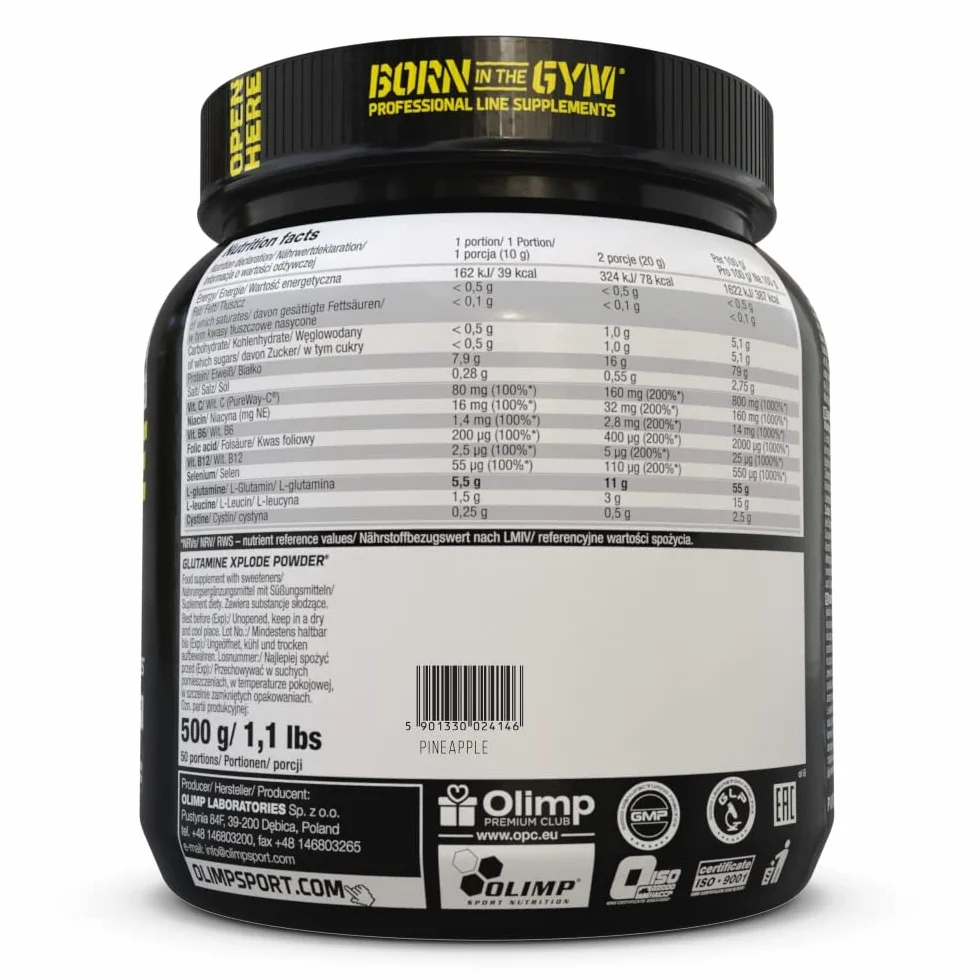 Olimp Glutamina Xplode Powder 500 g ananas