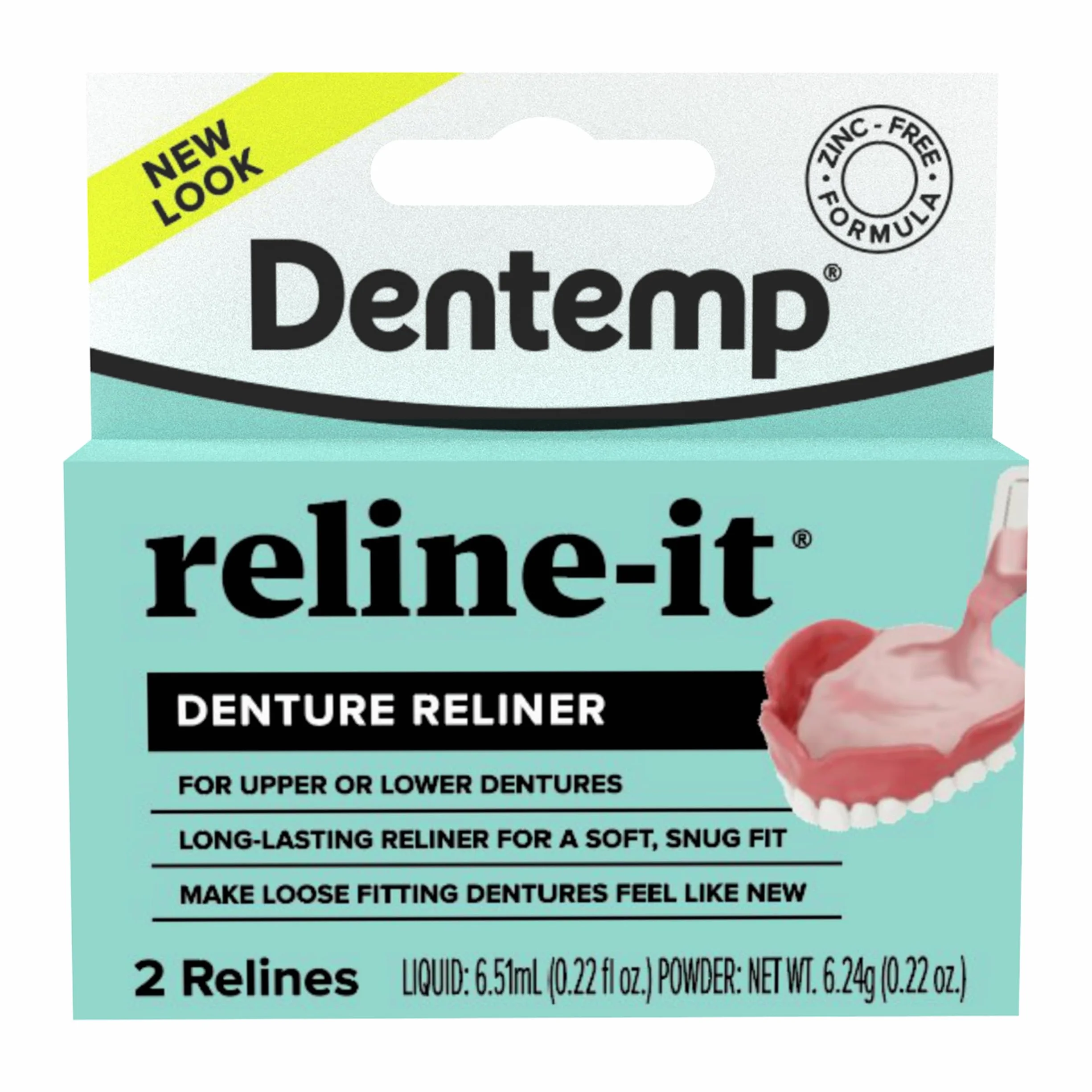 Dentemp Advanced Formula Reline It Zestaw do zmiany protezy