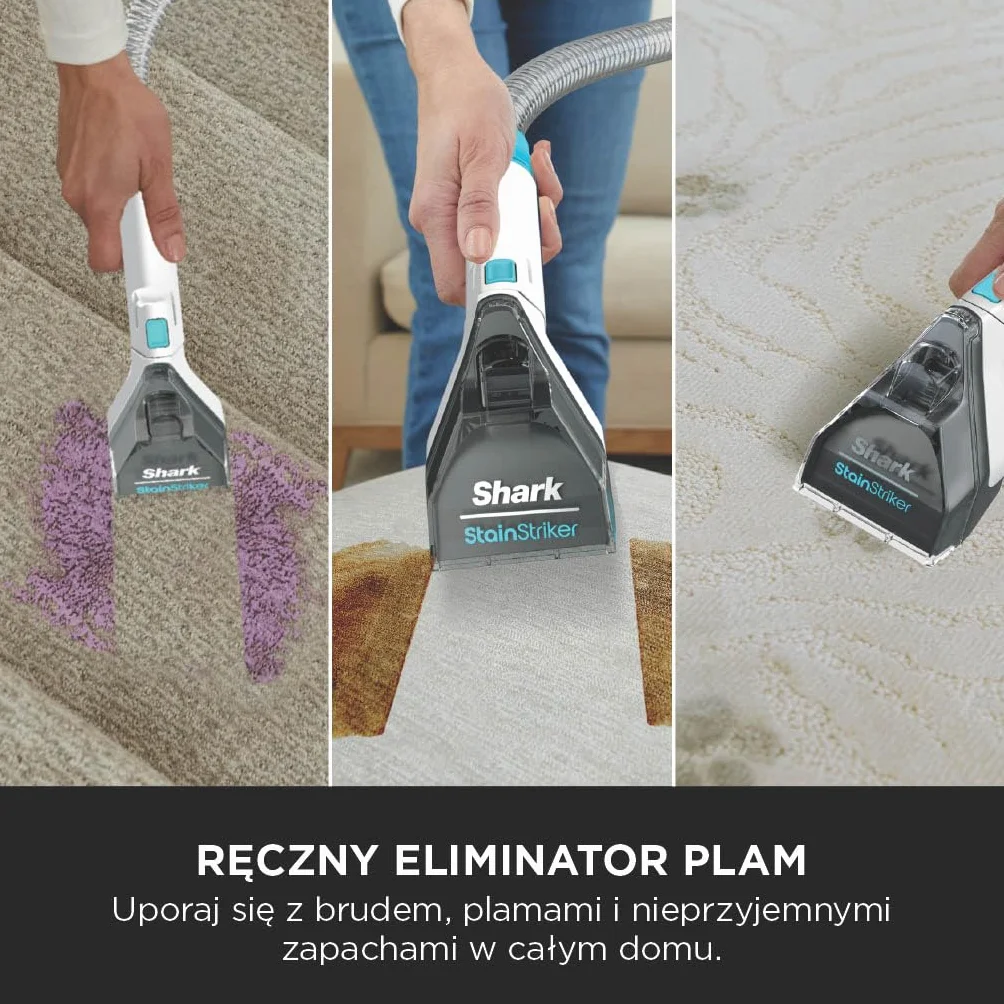 Shark StainStriker PX200EUT odkurzacz do usuwania plam 450W 5 końcówek
