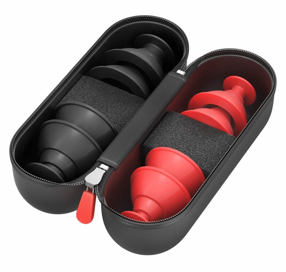 RockTape Zestaw baniek silikonowych 8 sztuk czarny