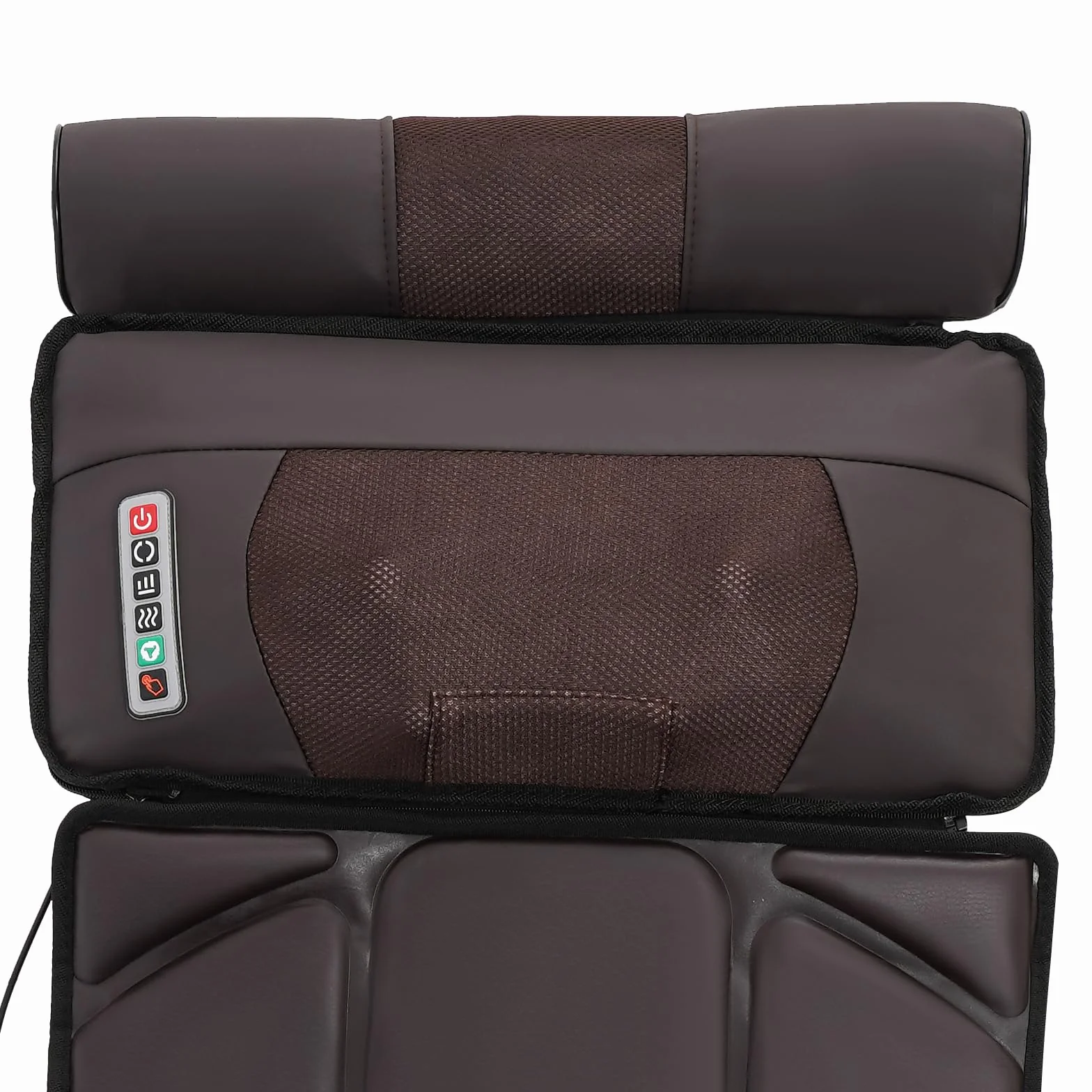 Mata do masażu z funkcją ogrzewania 36 W elektryczna nakładka na siedzenie 16 stóp 9 trybów 9 poziomów intensywności 3 timery