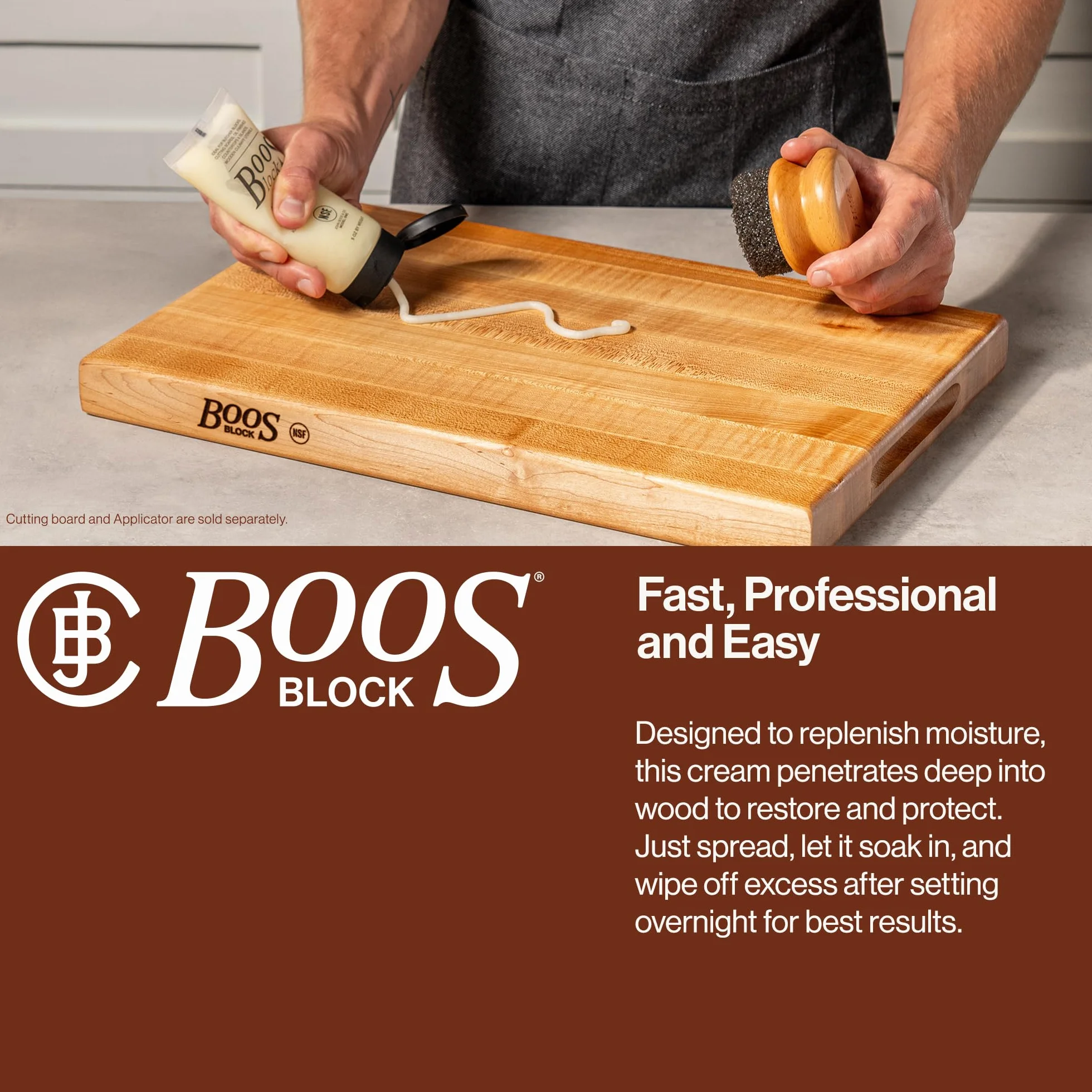 John Boos Butcher Block Board kremowy, 213 ml