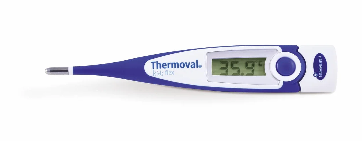 THERMOVAL cyfrowy termometr kliniczny Kids Flex dla niemowląt elastyczna końcówka