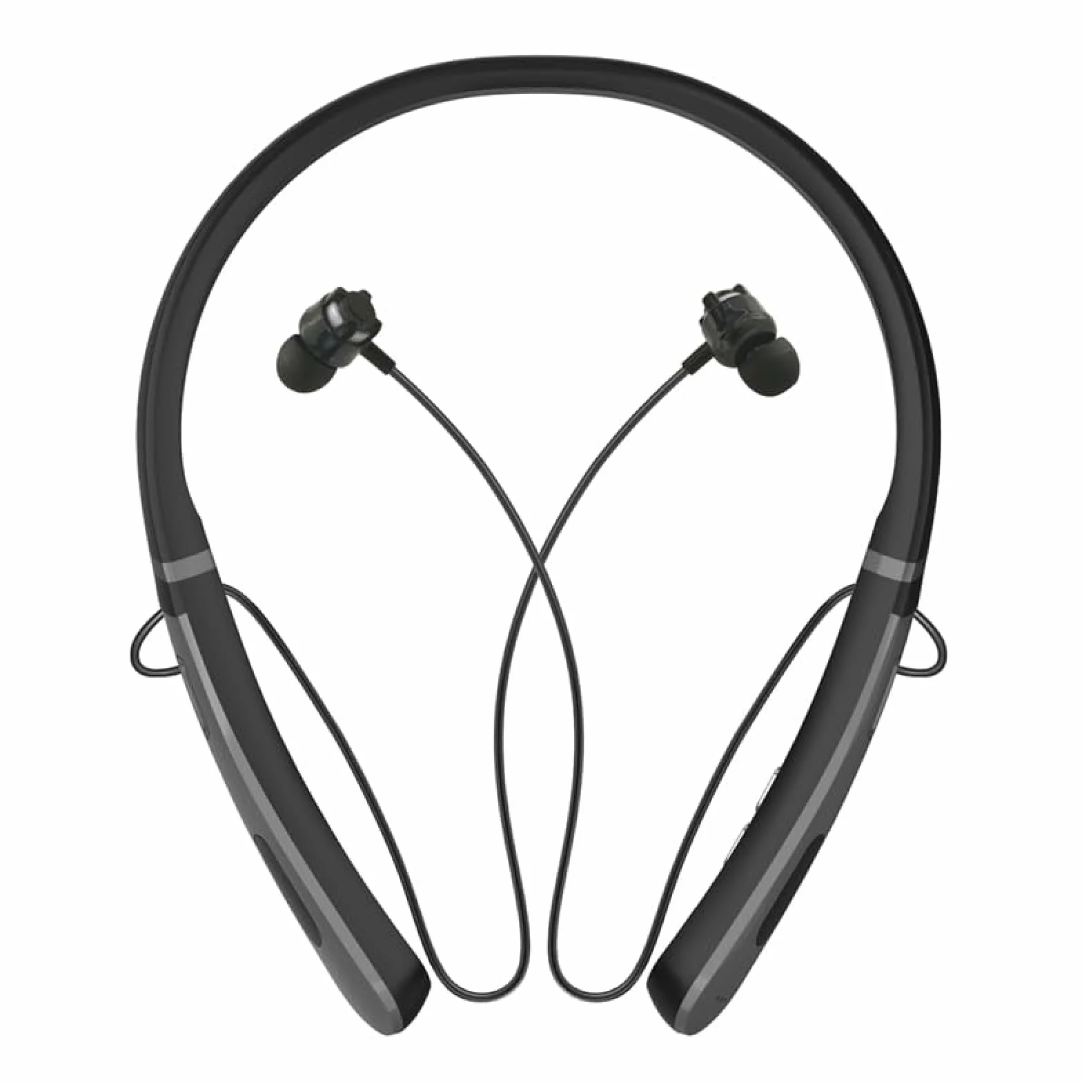 PROFI Profesjonalny wzmacniacz słuchu, pałąk na szyję i słuchawki Bluetooth w jednym, wzmacniacz dźwięku otoczenia - słyszenie głośniej, idealny dla seniorów lub niedosłyszących