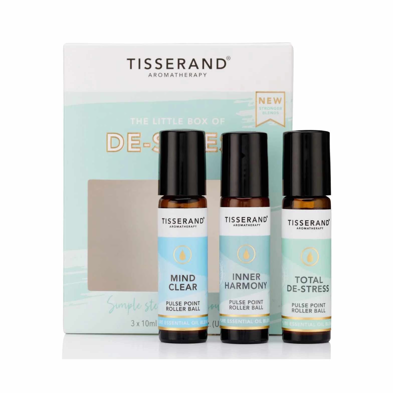 Tisserand Aromatherapy Małe pudełko odstresu - 100% naturalne czyste olejki eteryczne - 3 x 10 ml