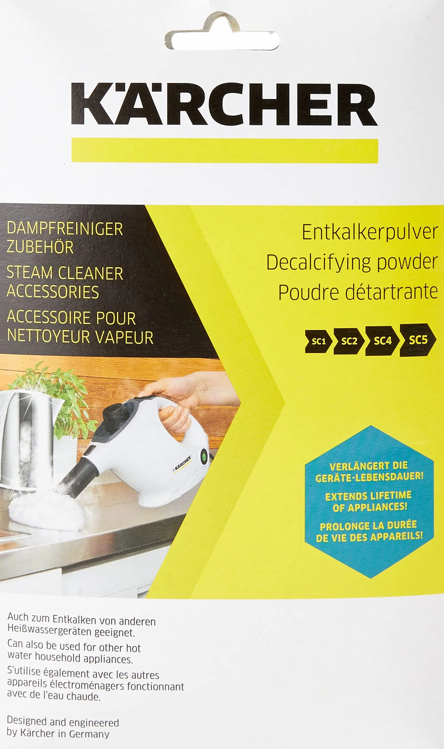 Kärcher Odkamieniacz w proszku 6 x 17g do parownic, czajników i ekspresów do kawy