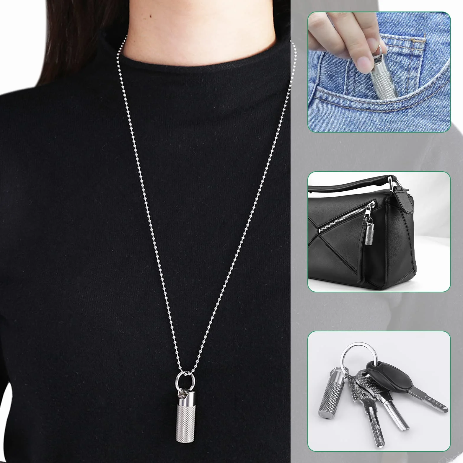 Opret Mini tytanowe metalowe pudełko na tabletki, małe, z brelokiem, wodoodporne, lekkie, do podróży na świeżym powietrzu, pudełko na tabletki, małe tabletki, pudełko na tabletki