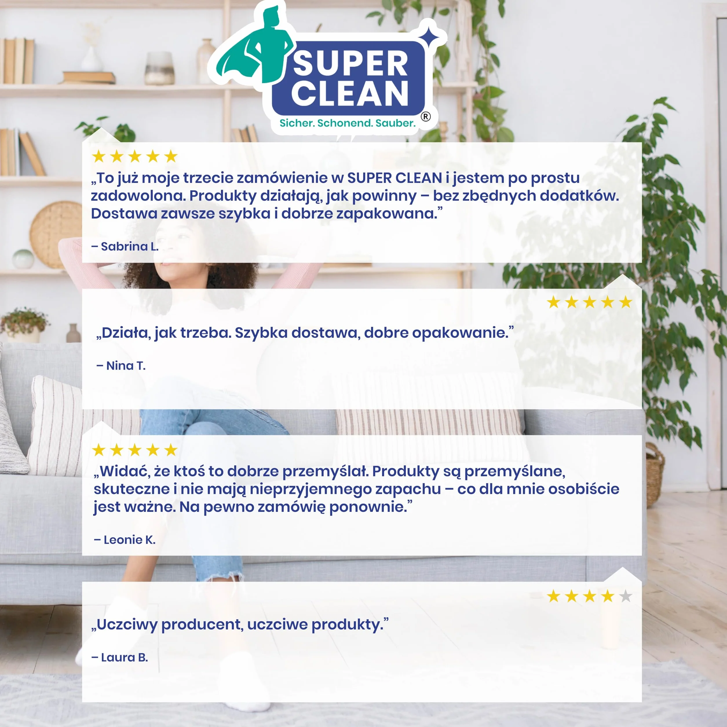 SUPER CLEAN Środek do głębokiego czyszczenia tapicerki i dywanów | Koncentrat do wszystkich rodzajów tapicerki, dywanów, foteli samochodowych, sof i kanap | 2 × 500 ml
