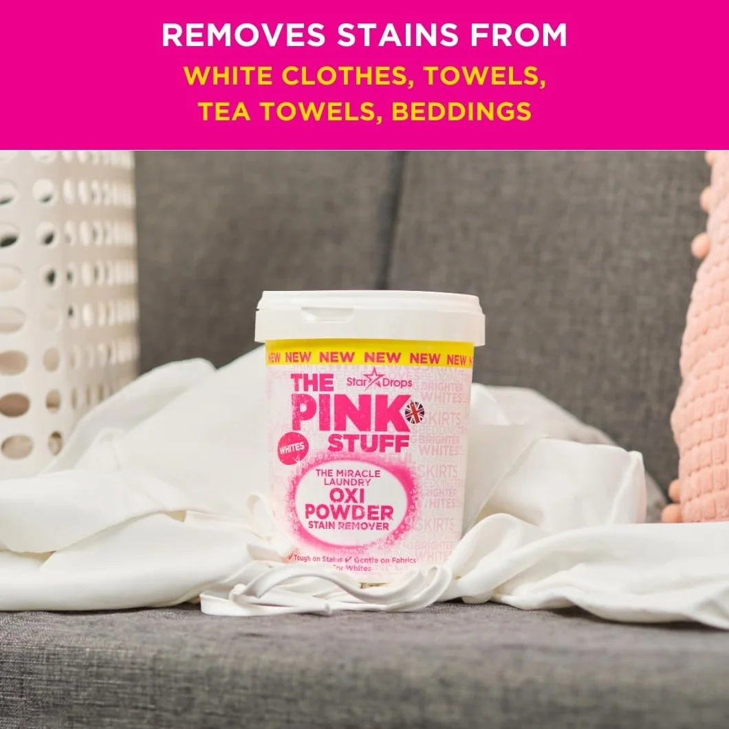Stardrops The Pink Stuff Miracle Laundry Oxi proszek do usuwania plam 1 kg