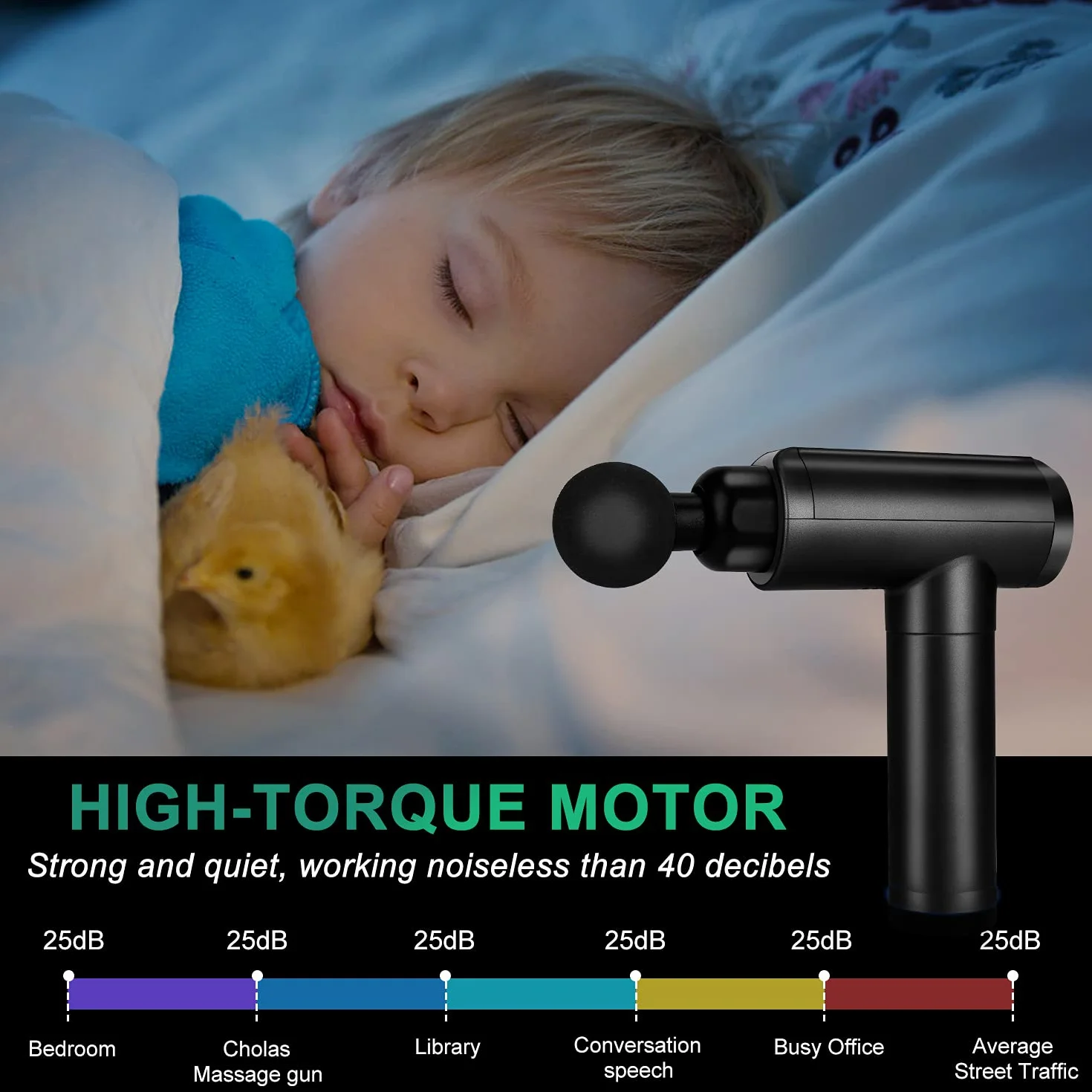 Muscle Massage Gun, 30 Speed Deep Tissue Percussion Massager Muscle Massager with 8 Massage Heads Portable Electric Massager for Athletes