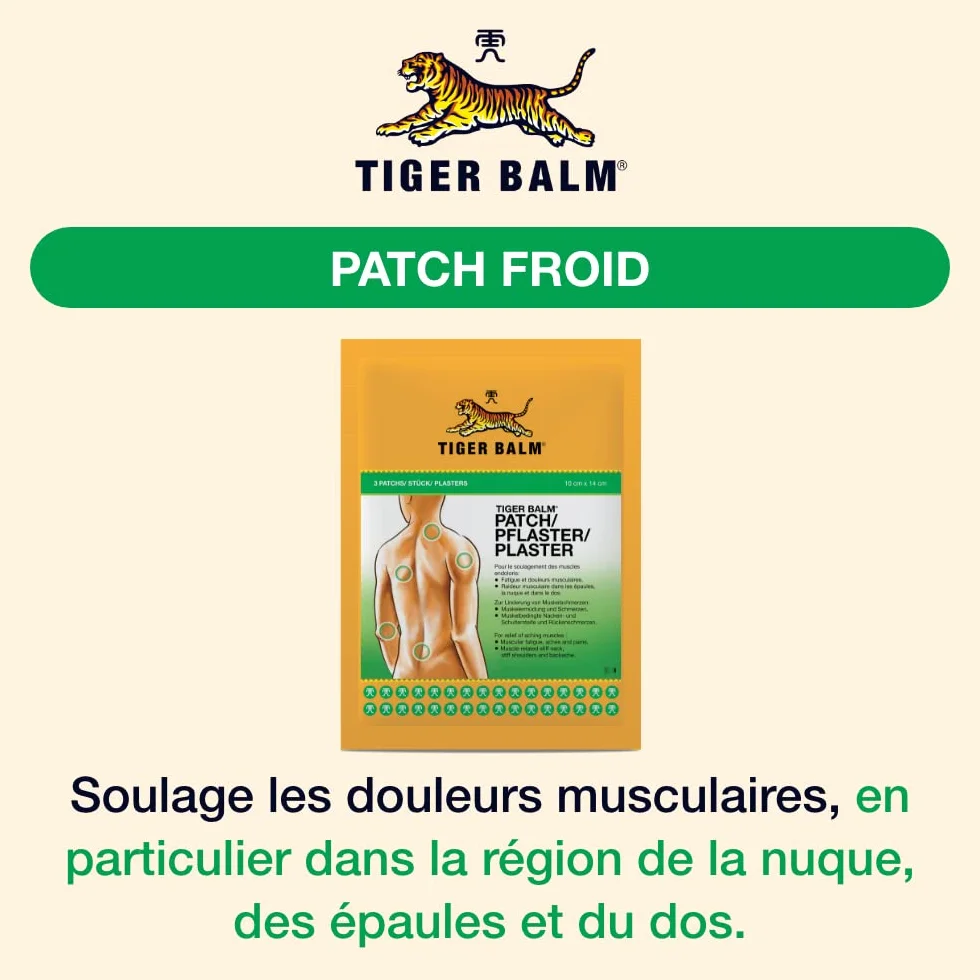 Tiger Balm plastry 3 sztuki