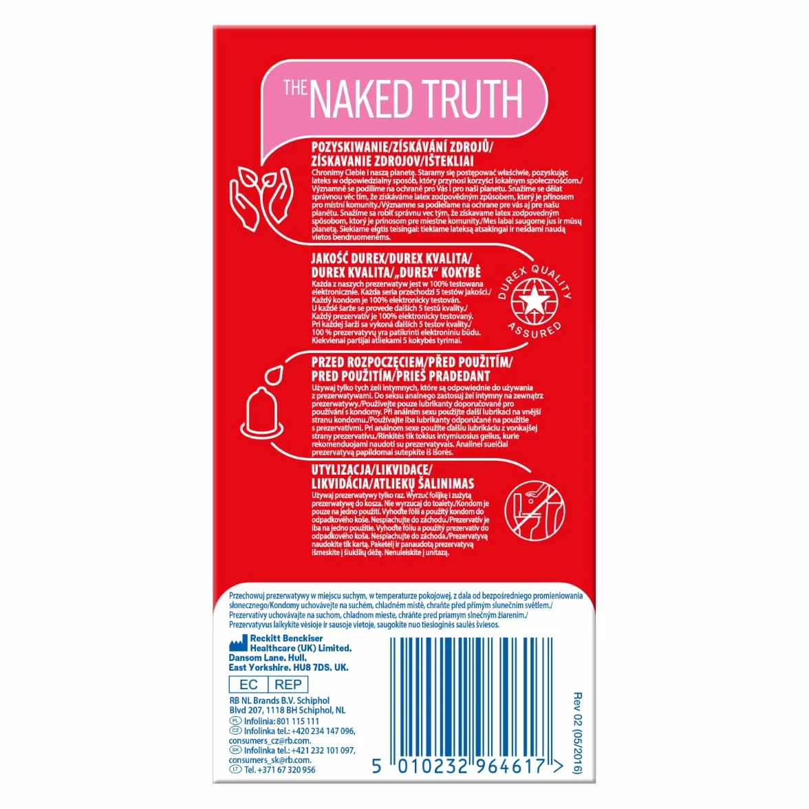 Durex Feel Thin Fetherlite Elite Prezerwatywy cienkie przezroczyste 12 szt.