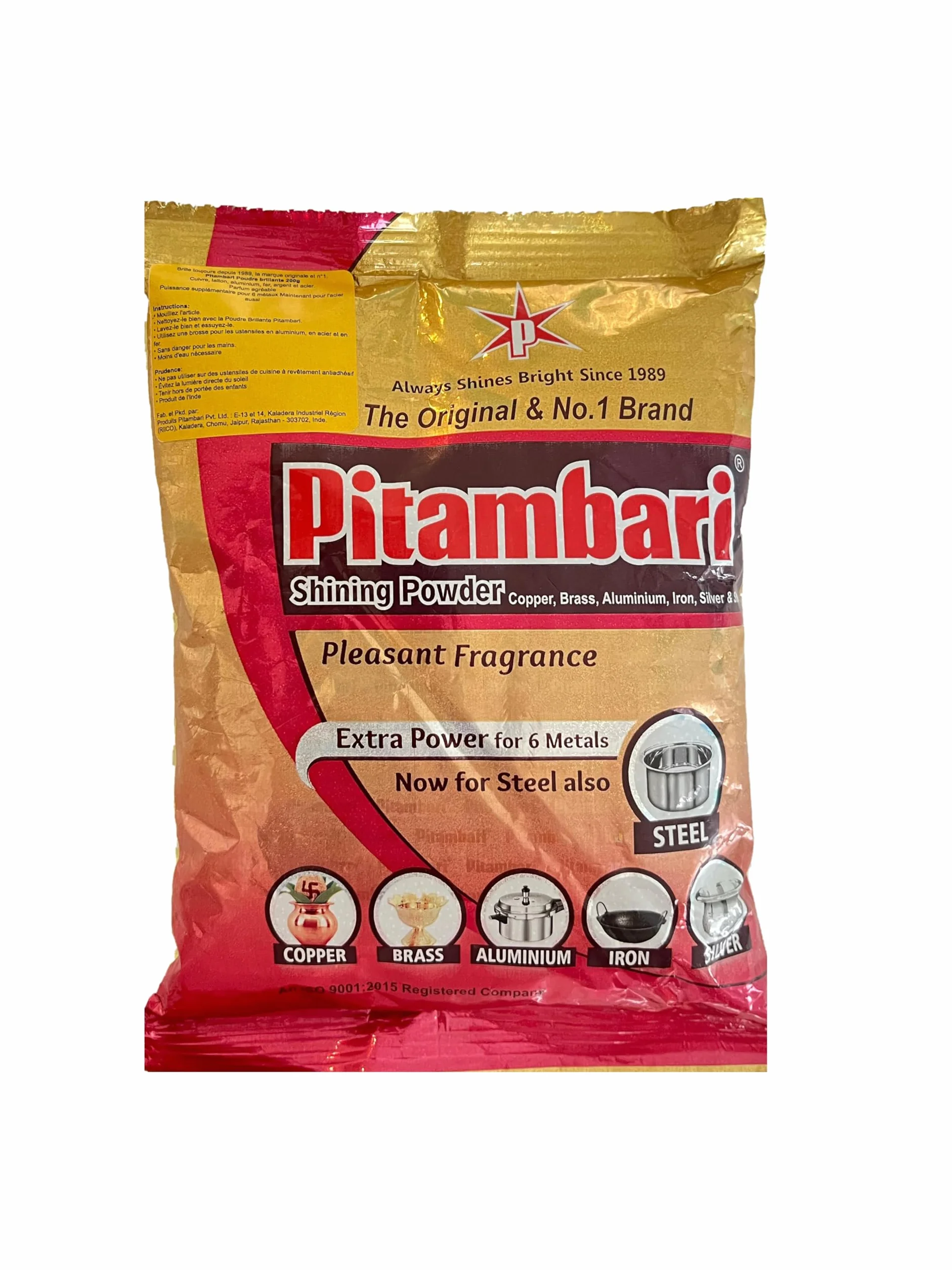 Pitambari Shining Powder 200 g opakowanie 3 Indie