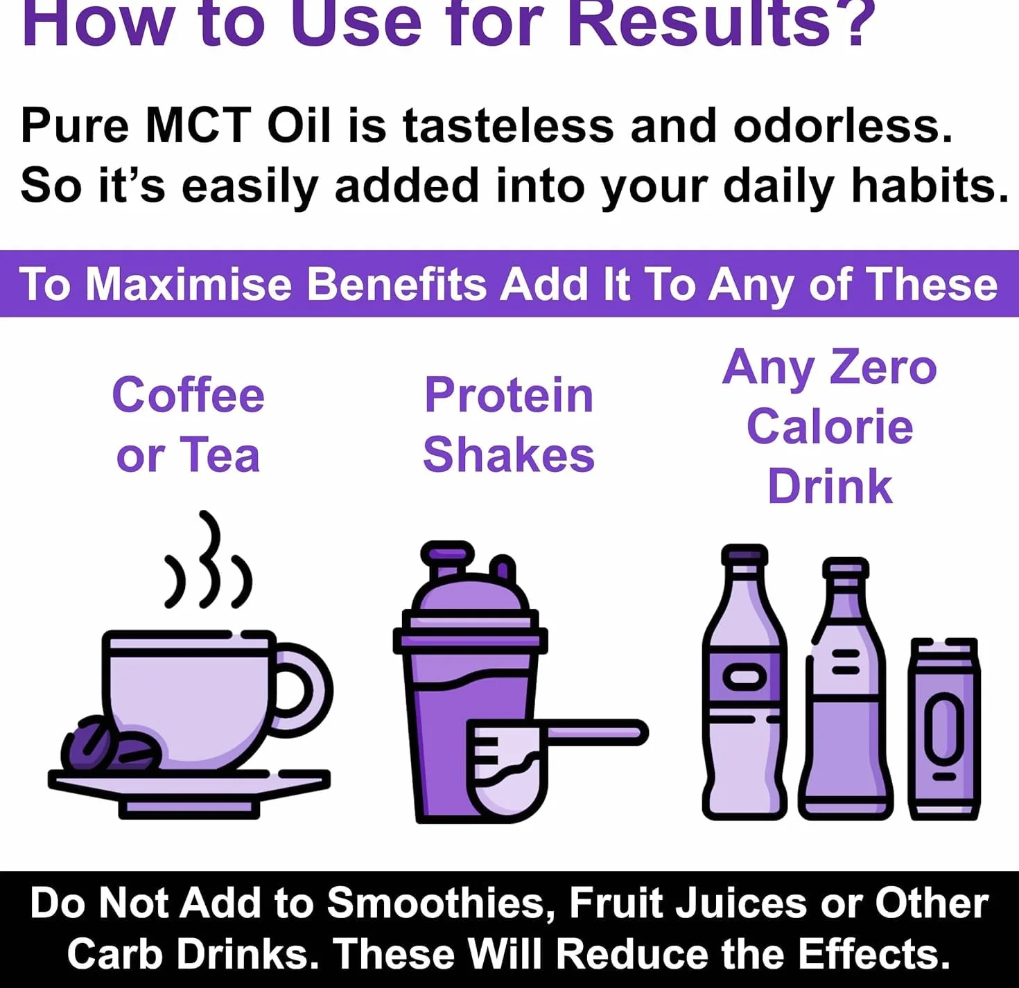 Ketosource Pure MCT Oil C8 C10 500ml Keto Supplement Vegan Gluten Free
