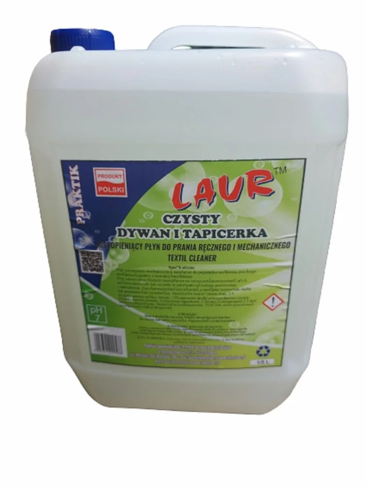 Green Laur Niskopieniący Płyn Czyszczący Dywany i Tapicerka Textil Cleaner 5L LP-NCDT5