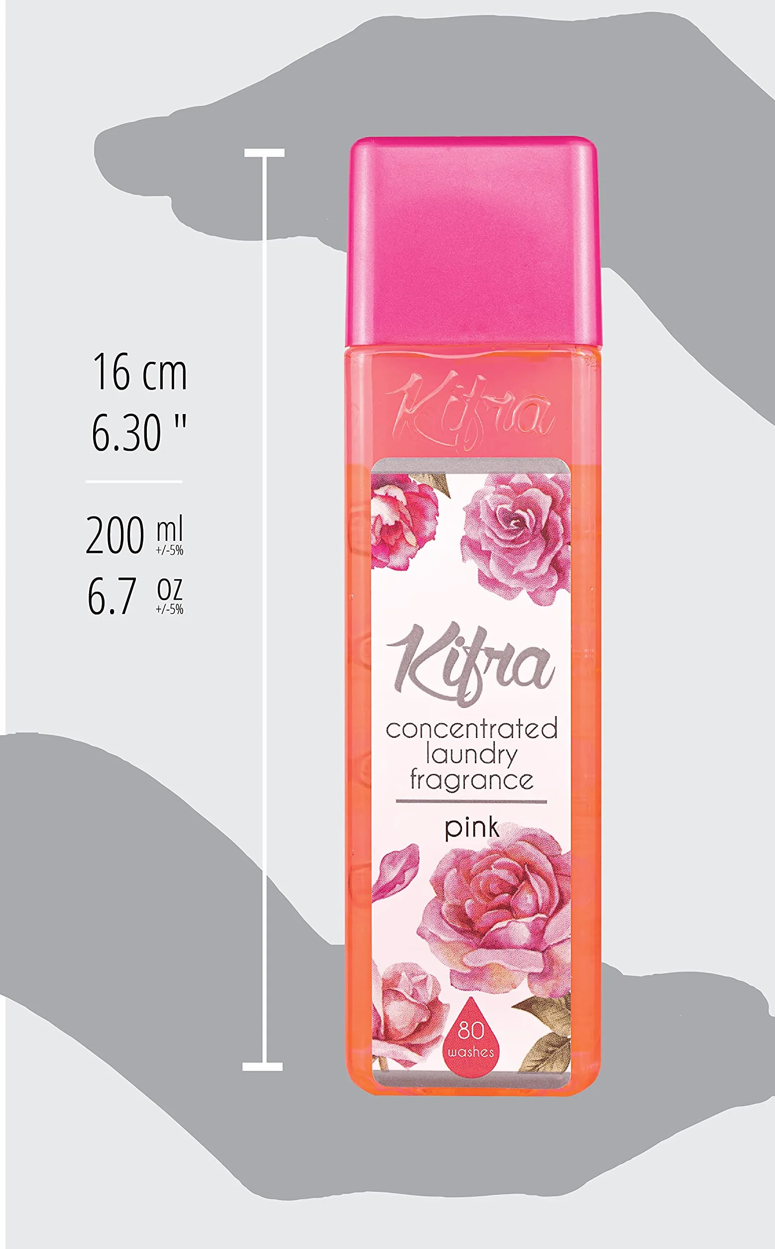 Kifra Pink skoncentrowane perfumy do prania 200 ml 80 cykli długotrwały zapach