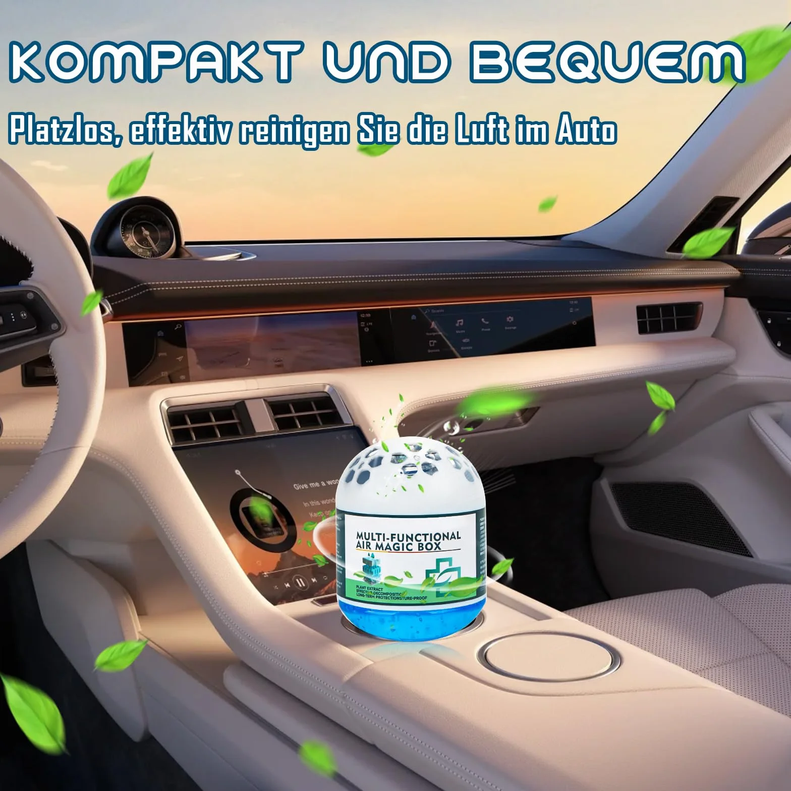 Magiczne pudełko do oczyszczania powietrza wewnątrz, wielofunkcyjne pudełko Magic Box Long-Lasting Air Purification Dust Removal Magic Box do pomieszczeń domowych i domu, 3 sztuki
