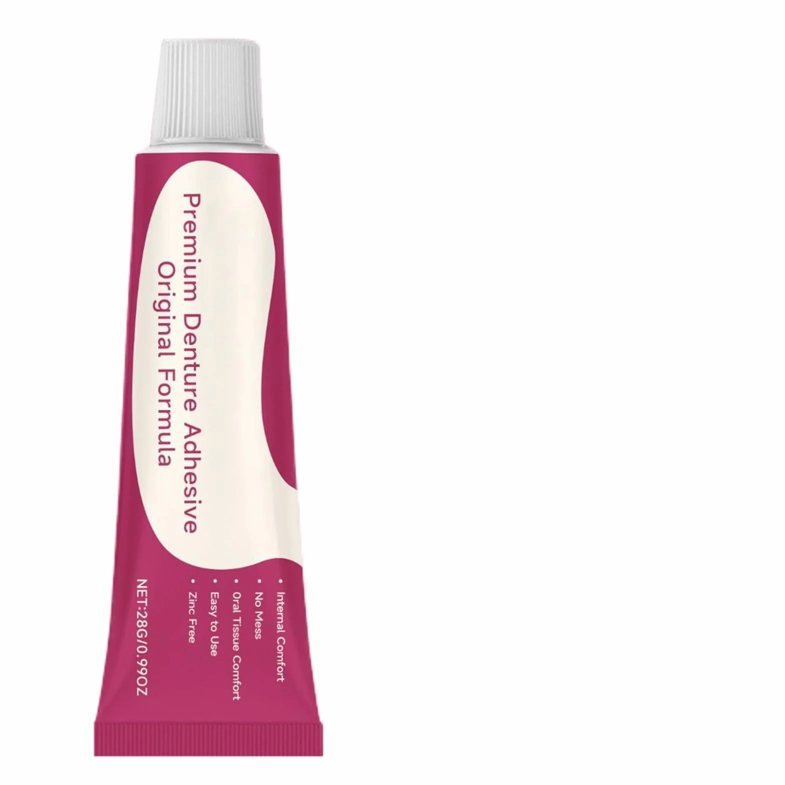 Klej do protez 28 g samoprzylepny naturalny do sztucznych zębów