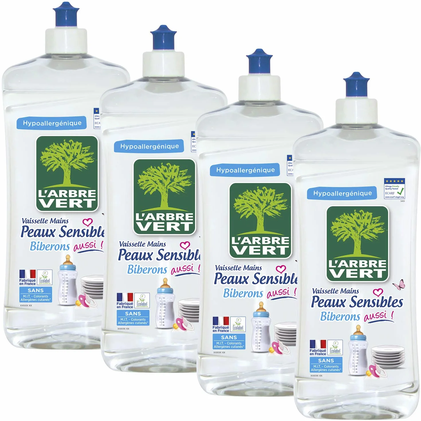 Płyn do mycia naczyń Drzewo zielone 4 x 750 ml