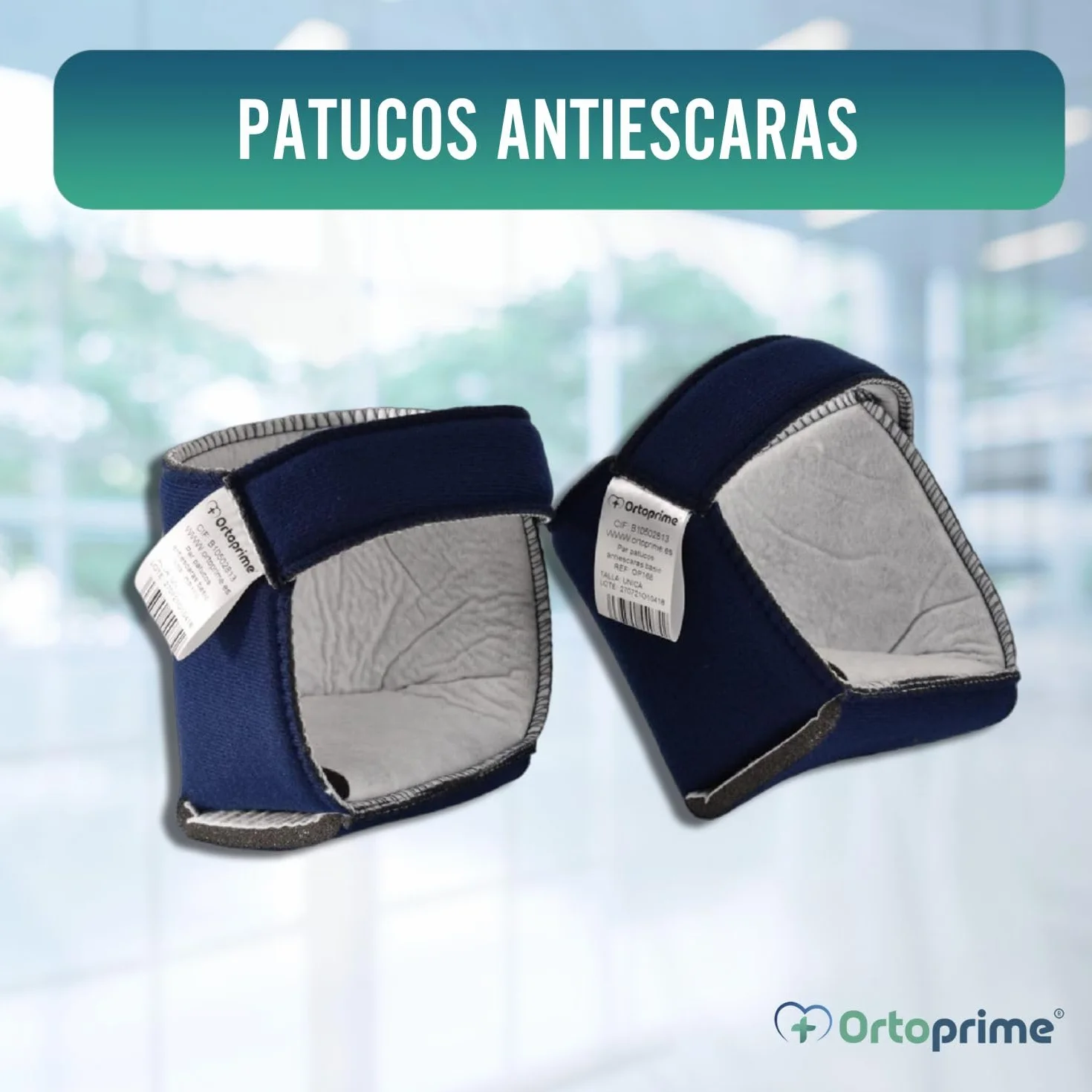 OrtoPrime PACK 2 ochraniacze na pięty i łokcie - Ochraniacz na pięty i łokcie - Ochraniacz na pięty zapobiegające otarciom - Poduszka odciążająca