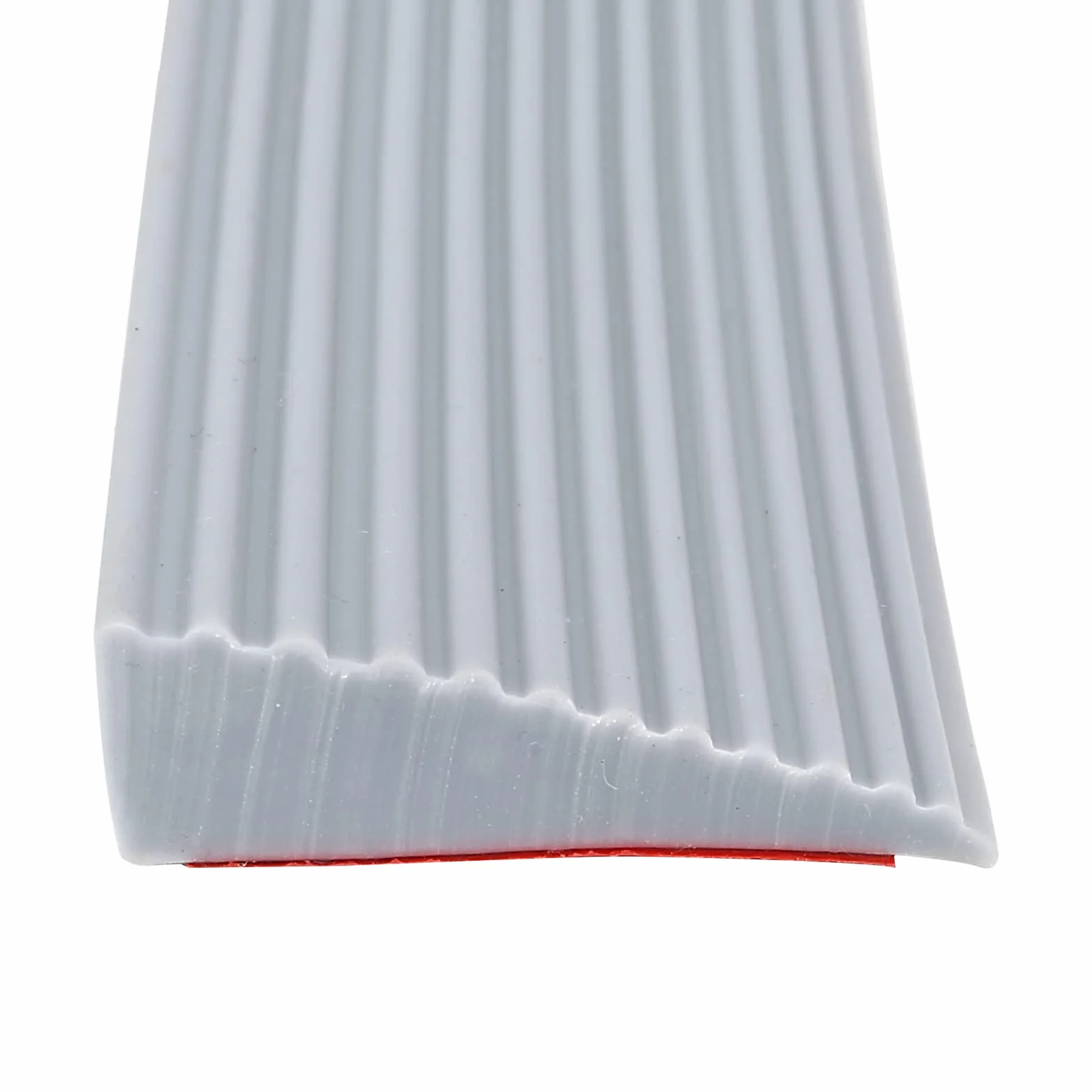 Rampa progowa 100 x 5,5 x 1,6 cm, taśma do progów drzwi, antypoślizgowa powierzchnia, silikonowa listwa przejściowa do podłogi, otwieranie drzwi do roweru, wózka inwalidzkiego, czyszczenia, robota,