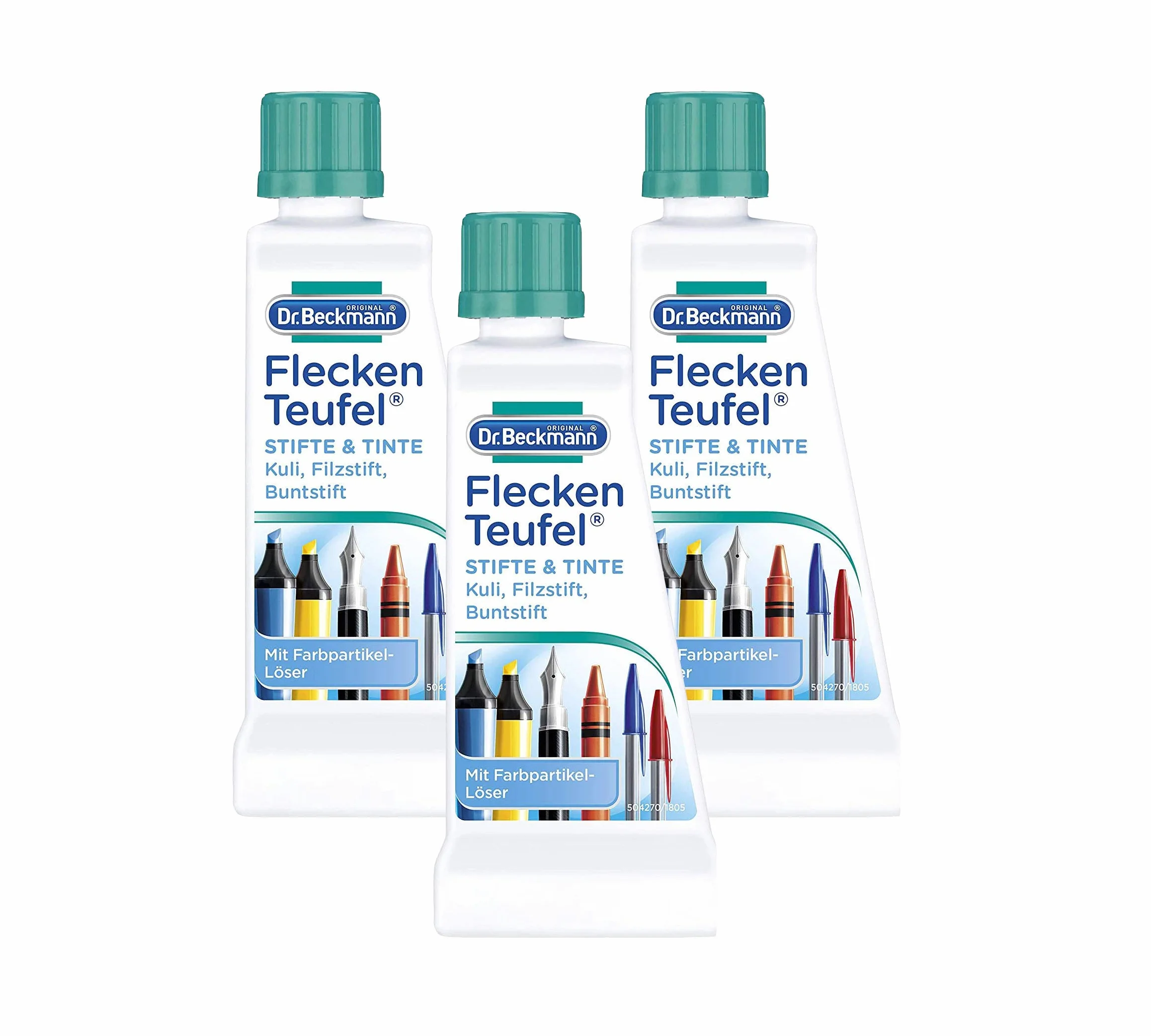 Dr. Beckmann Fleckenteufel pisaki i tusz 3 x 50 ml środek do usuwania plam