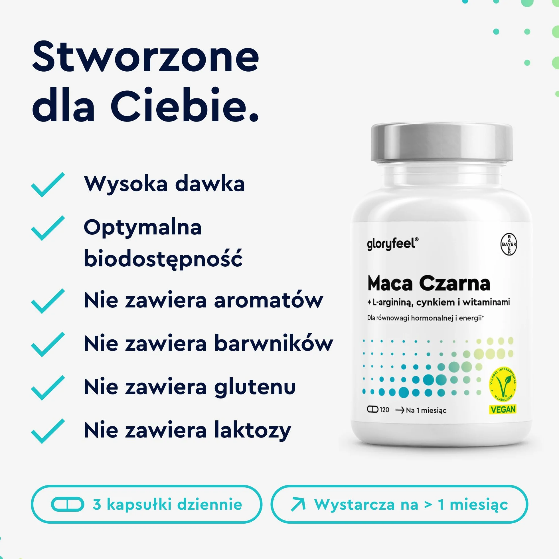 Maca Czarna wysoka dawka - 27 000mg czystego proszku maca (ekstrakt 20:1) - z L-argininą, witaminą B6, C i cynkiem - 100% wegańskie, testowane laboratoryjnie i wyprodukowane w Niemczech bez dodatków