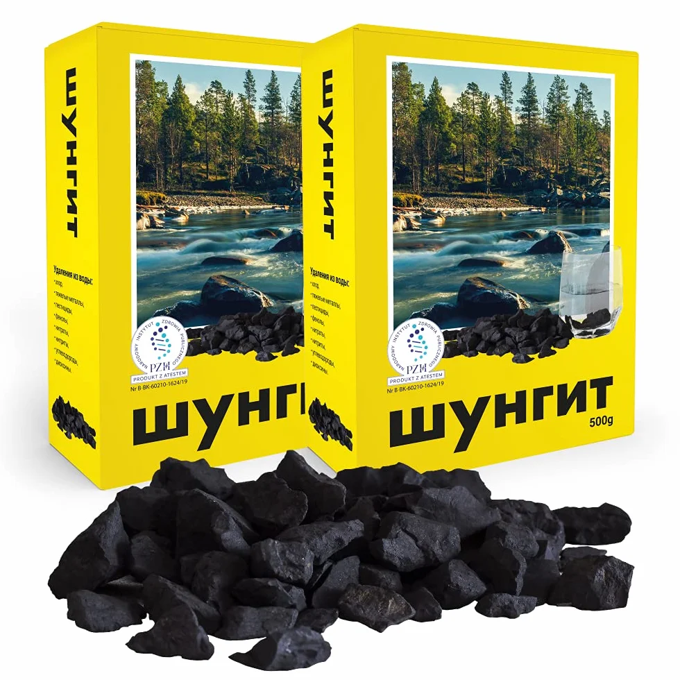 Szungit Szlachetny 1000g żywa woda