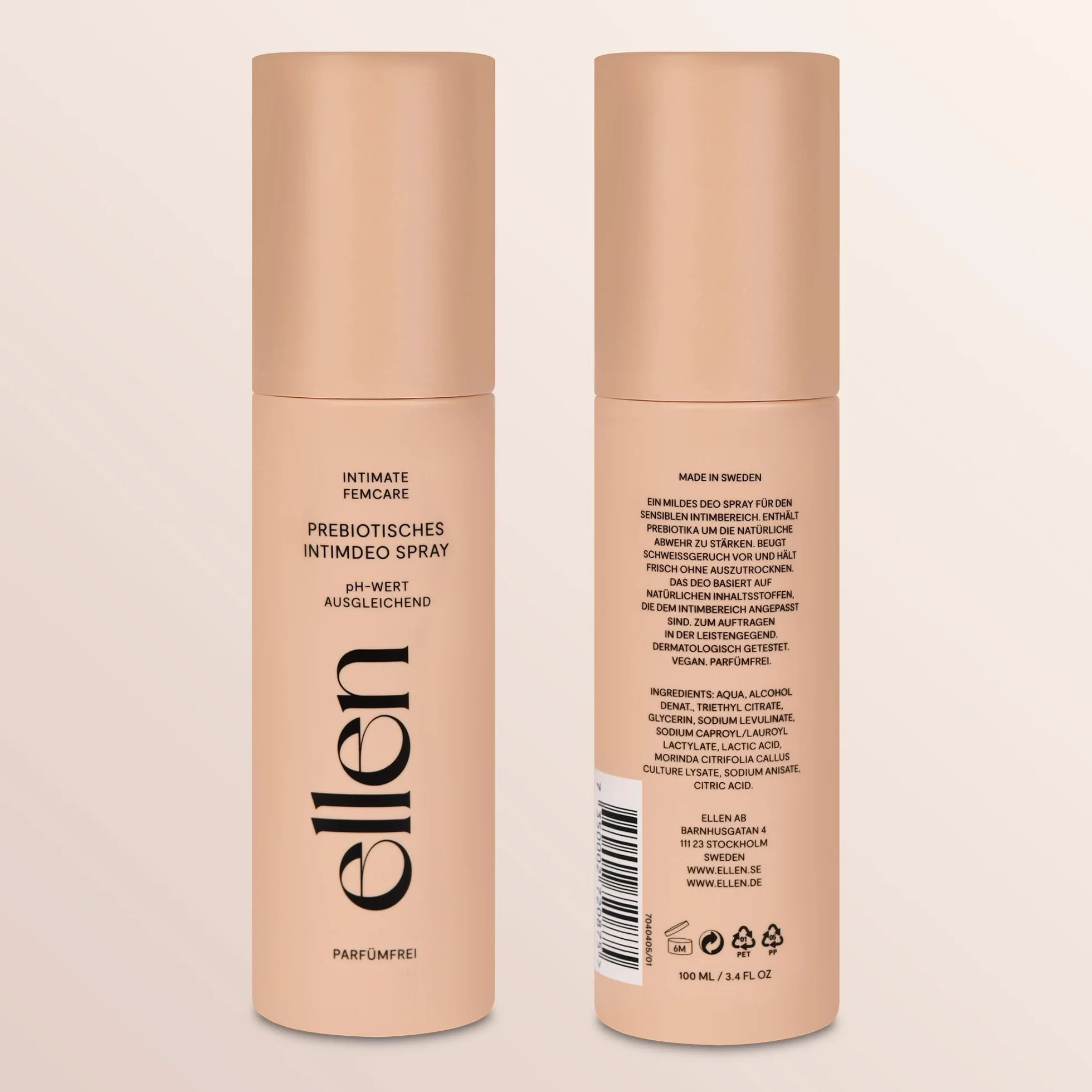 ELLEN Dezodorant w sprayu z prebiotykami, 100 ml