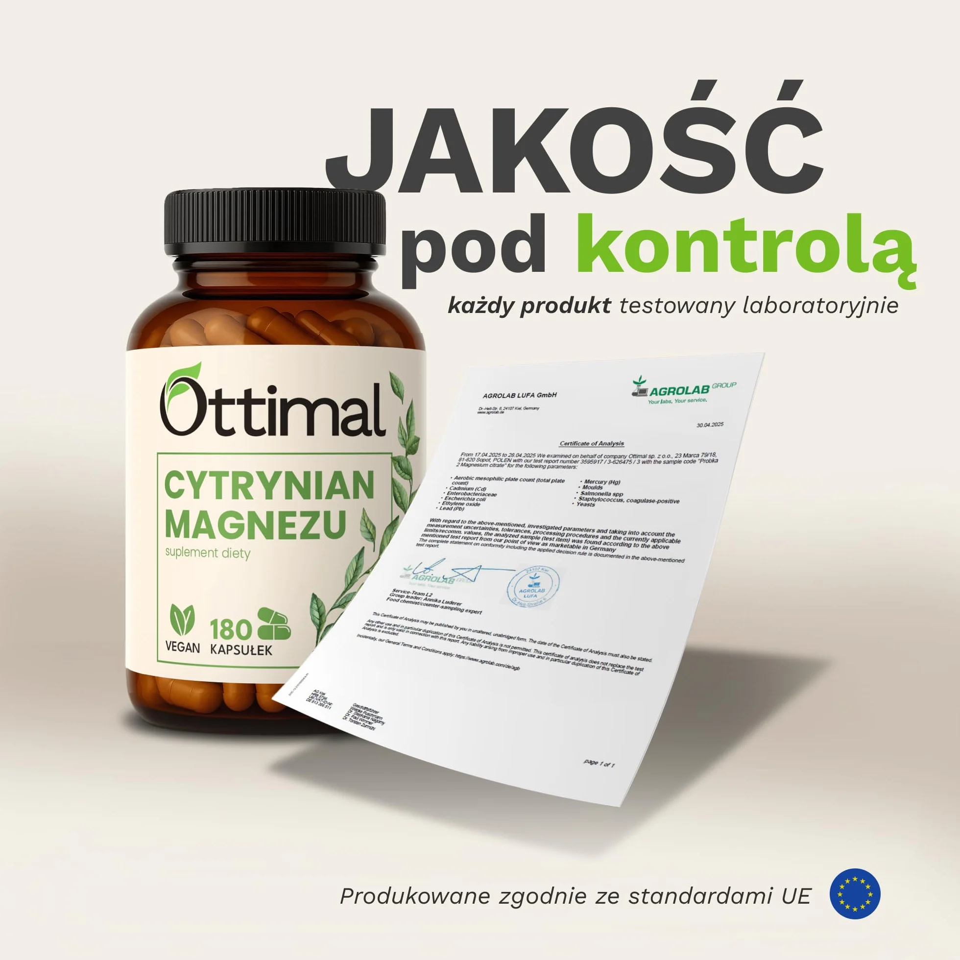 (107% RWS) Cytrynian Magnezu 400 mg - 180 wegańskich kapsułek bez dodatków (przebadany laboratoryjnie) - wysoka dawka 2400 mg w tym 400 mg magnezu elementarnego - zapas na 2 miesiące