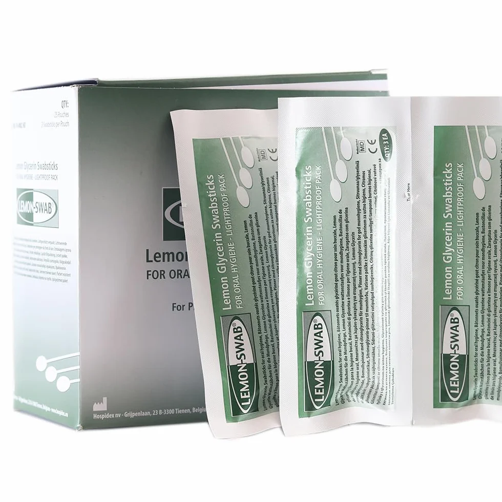 Hygea Lemon-Glycerin Swabsticks - 3's, Lmn Glycerine Swabsticks 3S, (3/PACK, 25 PACKS/BOX) by Medline