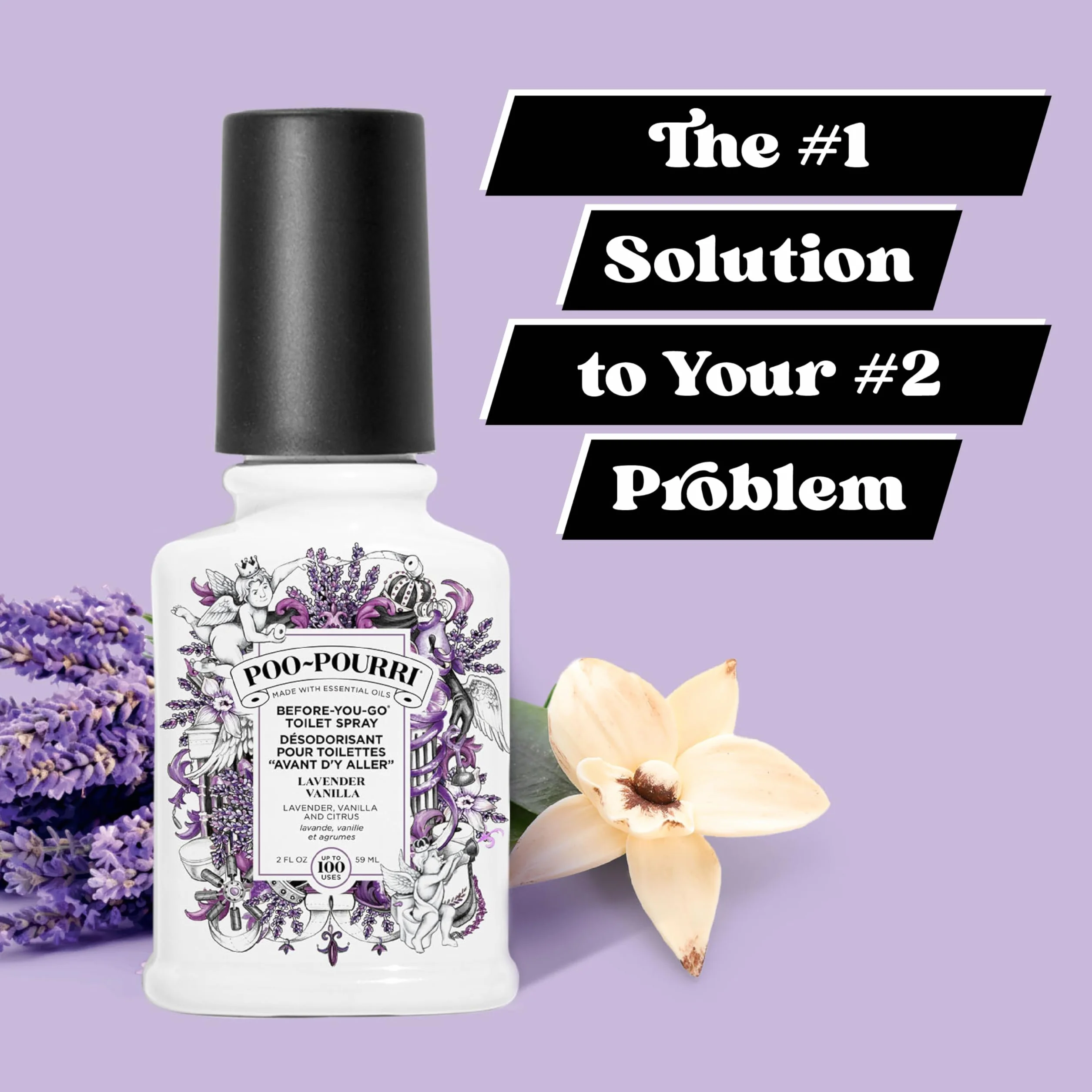 Poo-Pourri Lavender Vanilla Toilet Spray 59 ml
