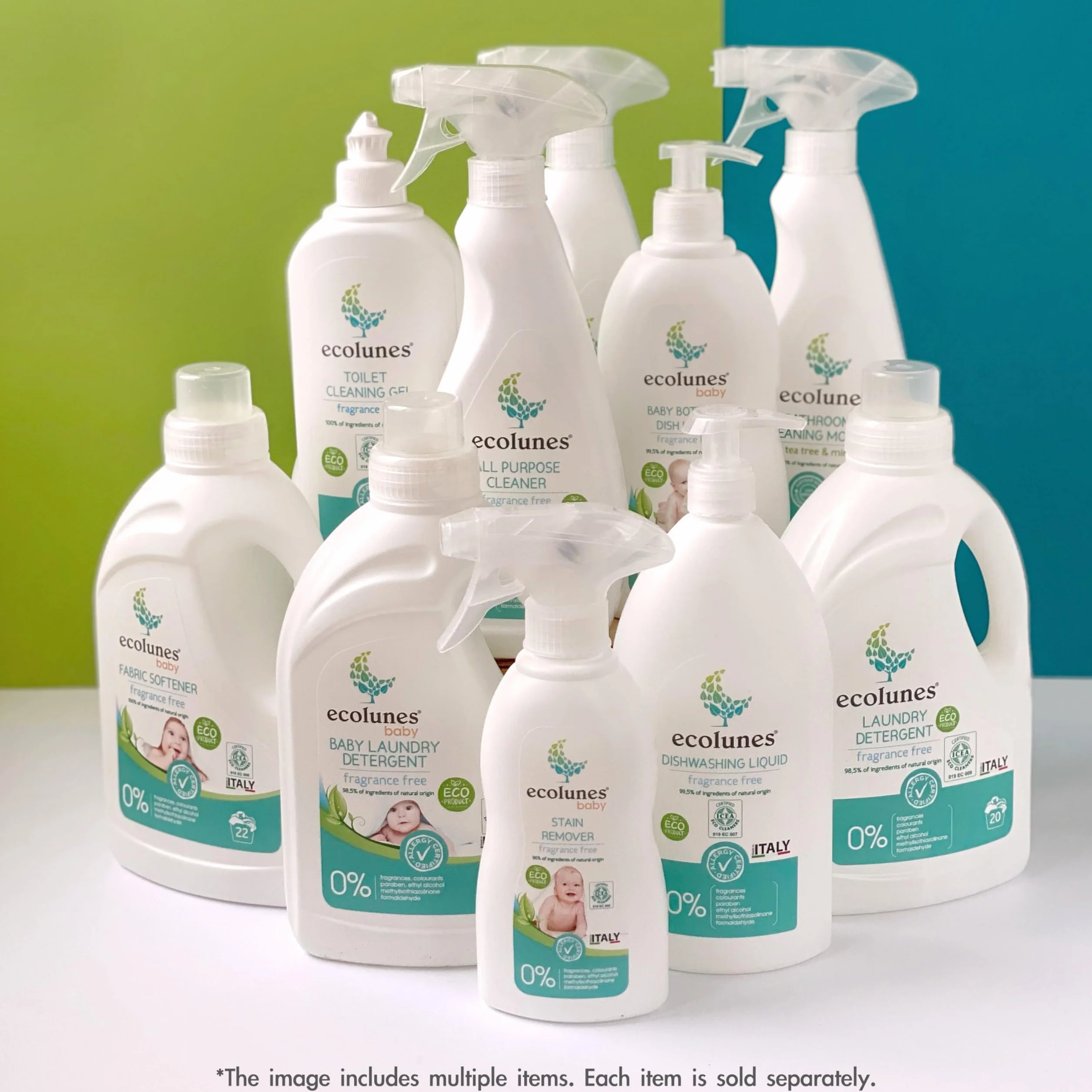 Ecolunes hipoalergiczny płyn do mycia ciała dla dzieci bezzapachowy 500 ml 99,5% składników naturalnych