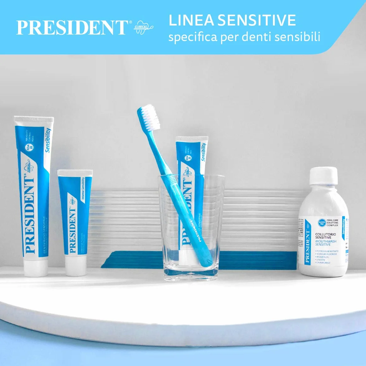 President SENSITIVE GELL PLUS dla wrażliwych zębów i dziąseł 30 ml