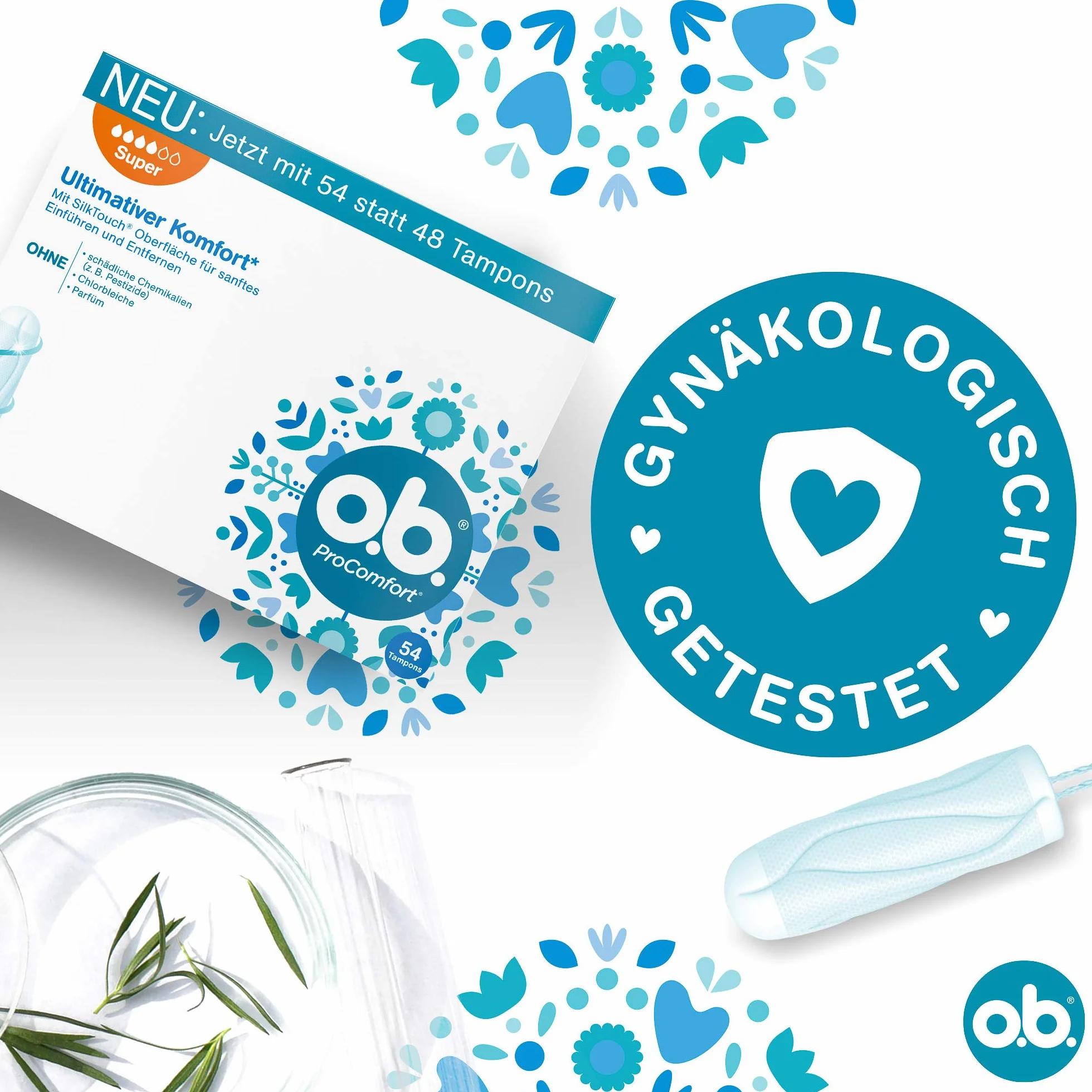 O.B. Procomfort Plus Tampony, 54 sztuki