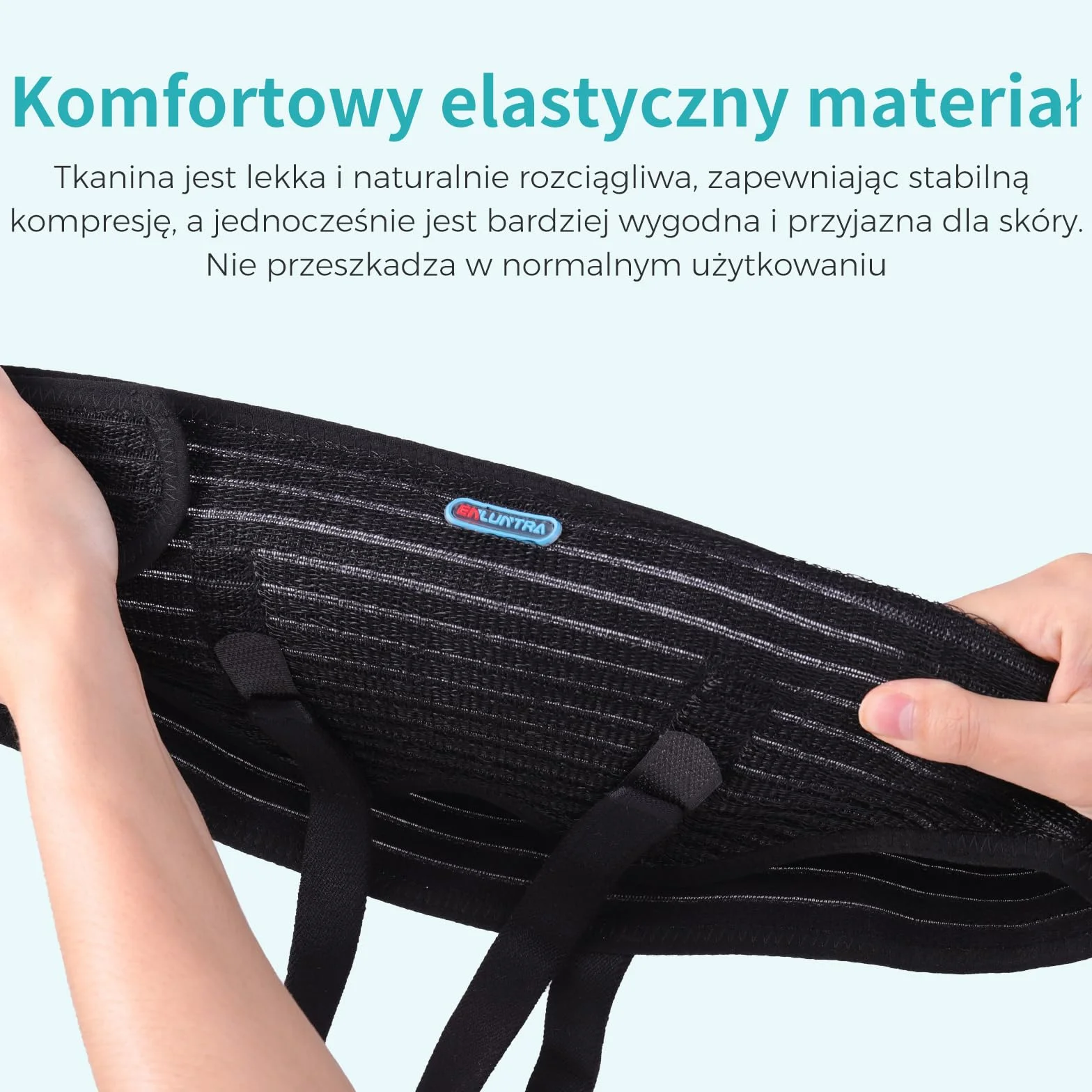 ENLUNTRA Przepuklina pachwinowa dla mężczyzn i kobiet, pas przepuklinowy do podwójnej przepukliny pachwinowej, łagodzenie bólu i regeneracji, regulowany pas biodrowy z 4 zdejmowanymi podkładkami(M)