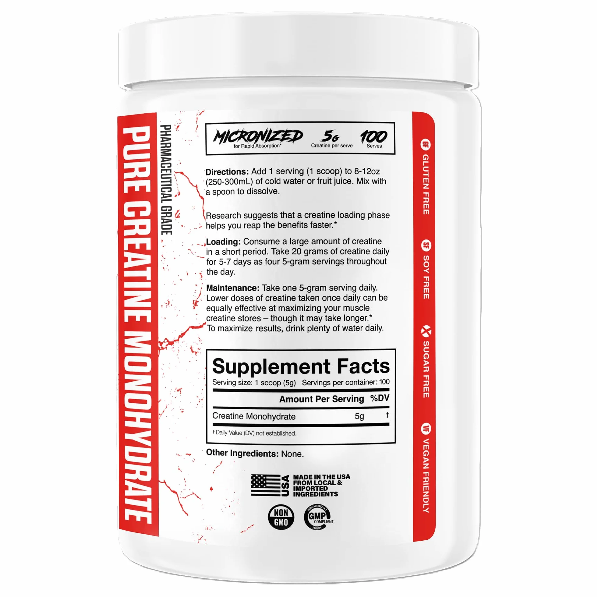 JNX Sports The Curse! Creatine 500g Unflavoured Monohydrat kreatyny