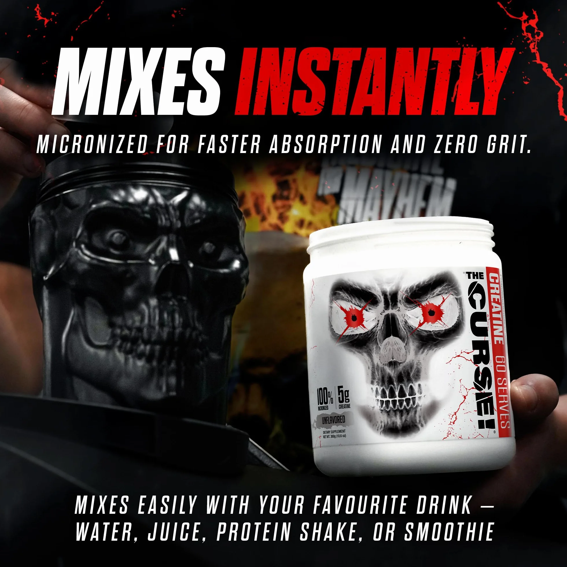 JNX Sports The Curse! Creatine 500g Unflavoured Monohydrat kreatyny