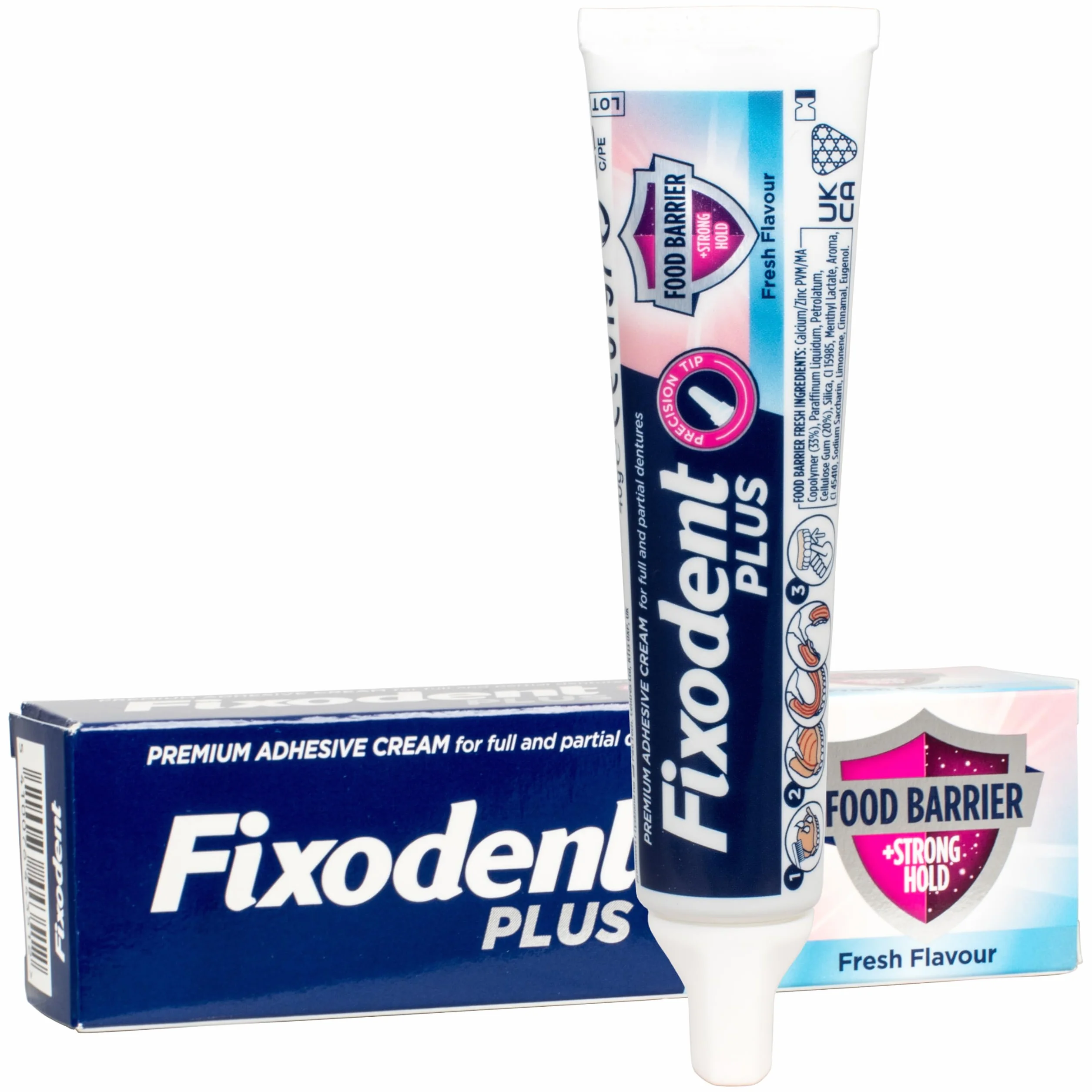 Fixodent Podwójna proteza samoprzylepna, 3 sztuki