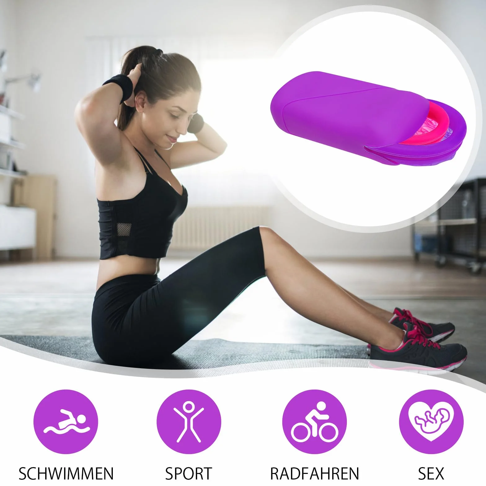 Krążek menstruacyjny Disc Merulas Cup wielokrotnego użytku alternatywa dla tamponów