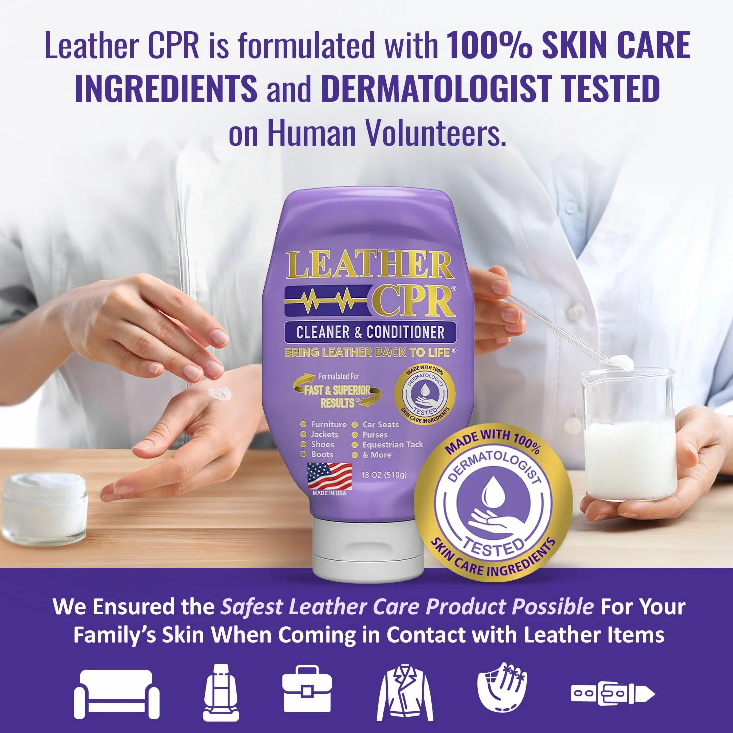 CPR Cleaning Products Leather 510.3 g Bottle środek czyszczący i odżywka do skóry